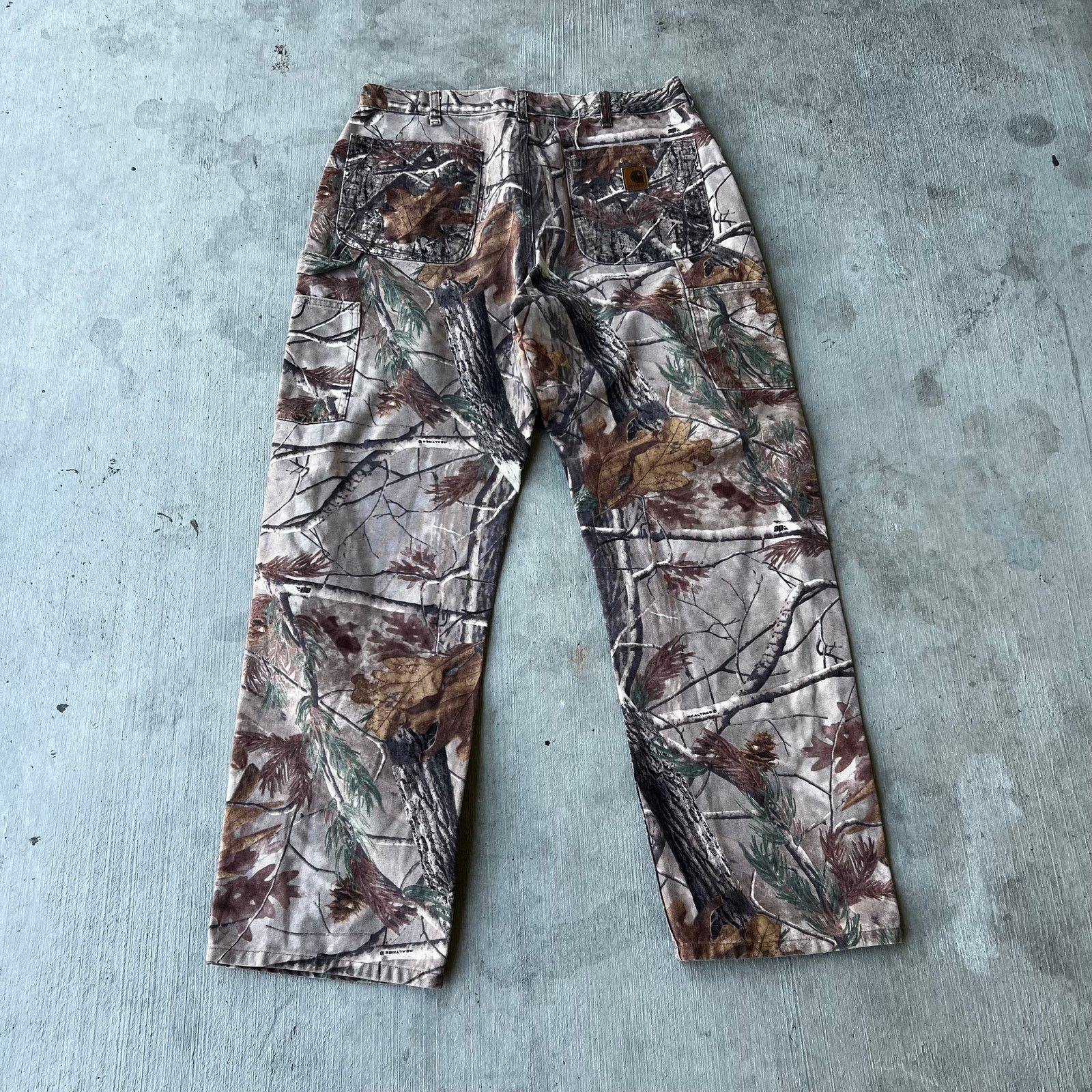 Carhartt × Vintage Carhartt Realtree camo work wear carpenter pants Size US 33 - 5 Thumbnail