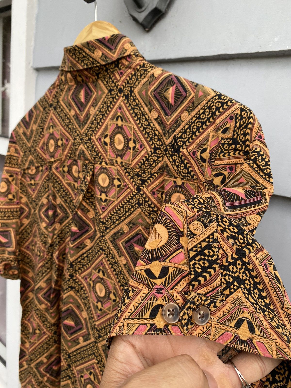 Volcom Volcom Stone Graphic Triangle Print Traditional Batik Style Size US S / EU 44-46 / 1 - 19 Thumbnail