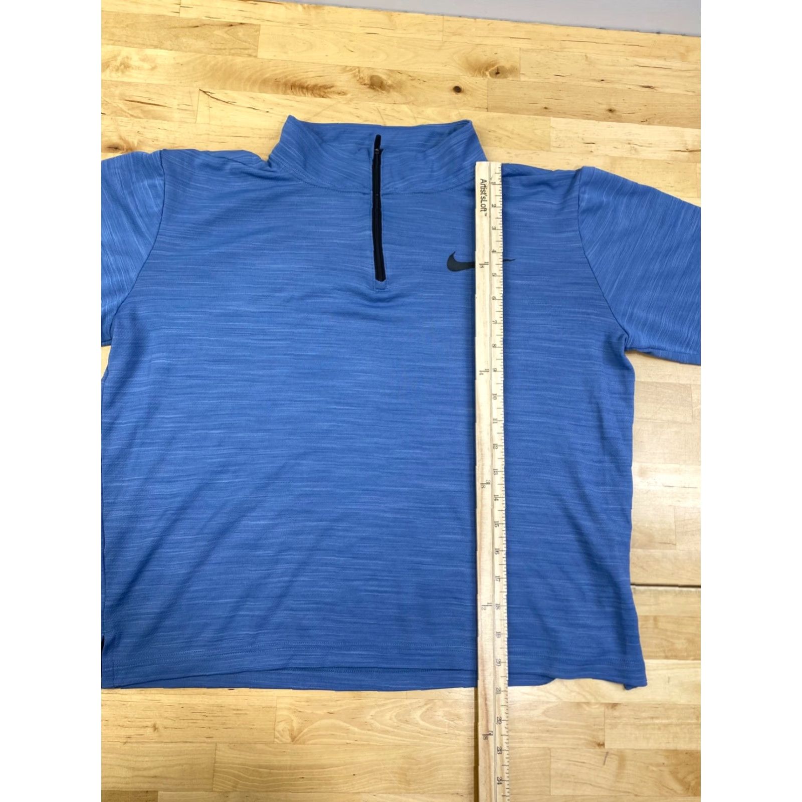 Nike Nike Dri-Fit 1/4 Zip Pullover Womens M Blue Activewear Casual Gym Running Nike Dri-FIT Pullover 1/4 Zip Womens M Blue Size M / US 6-8 / IT 42-44 - 3 Thumbnail