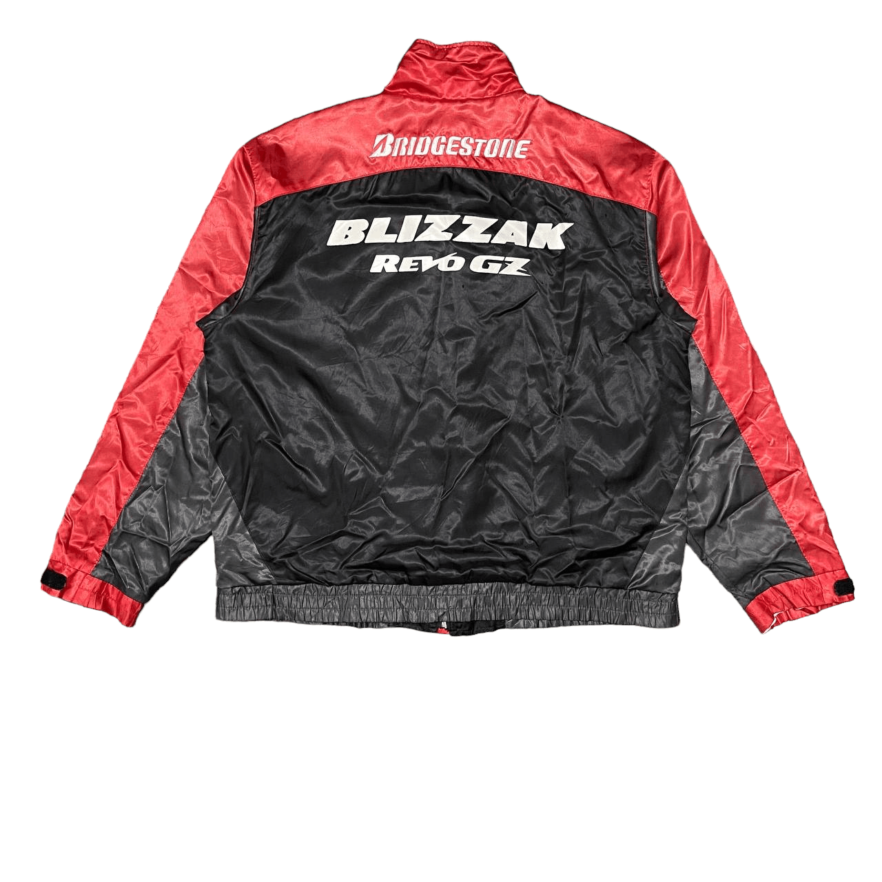 image of Bridgestone Blizzak Revo Gz Tyre Racing Jacket in Black Red, Men's (Size XL)