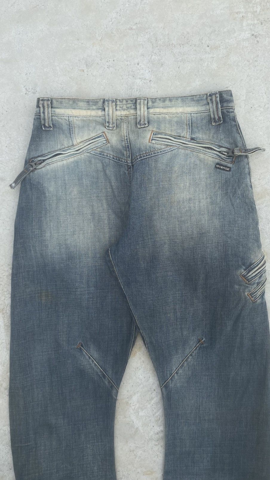 Energie Y2K Distressed MultiZip Energie x Sixty Denim Size US 29 - 5 Thumbnail