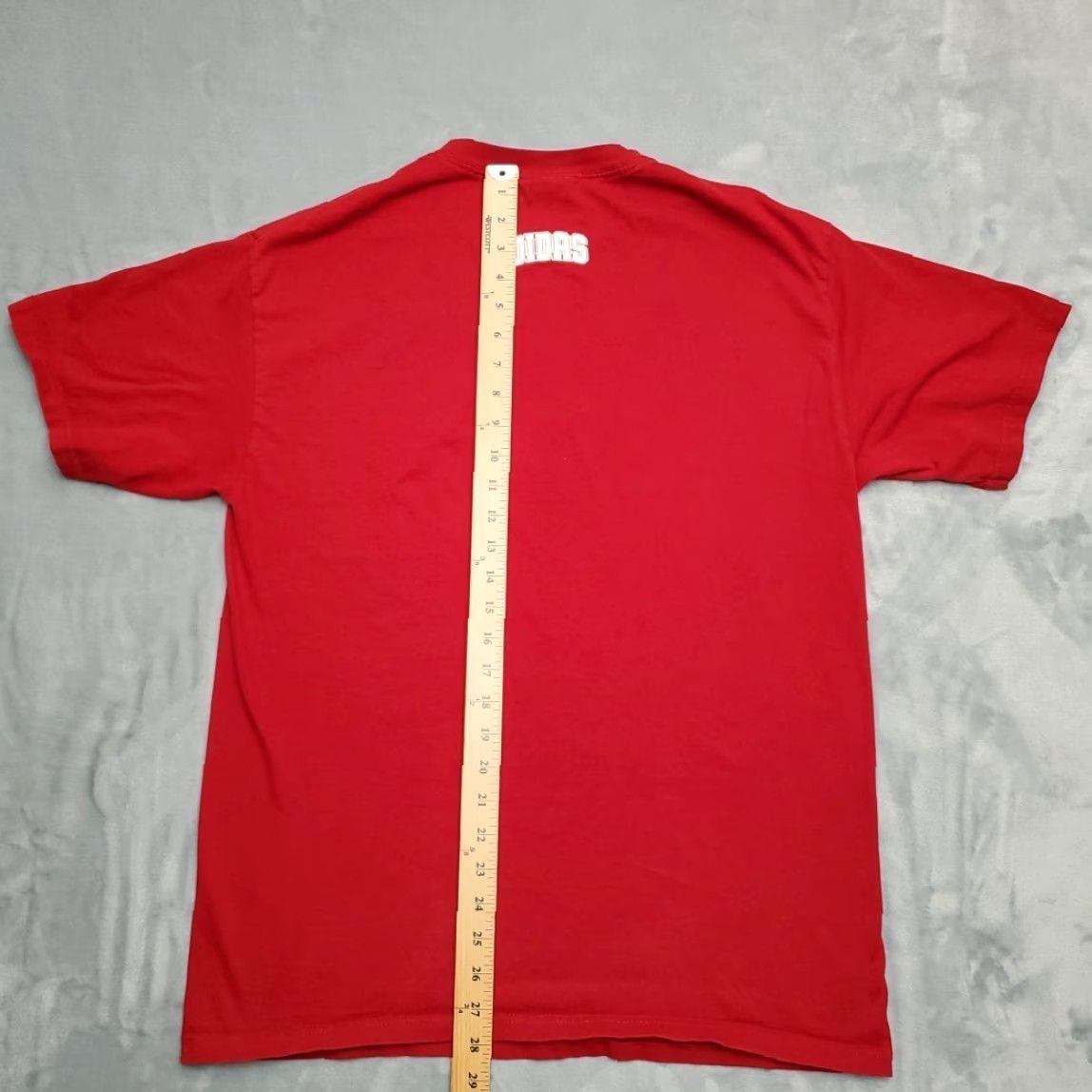 Adidas VINTAGE Adidas Shirt Mens M Red Logo Short Sleeve Cotton Casual Sports Y2k Size US M / EU 48-50 / 2 - 6 Thumbnail