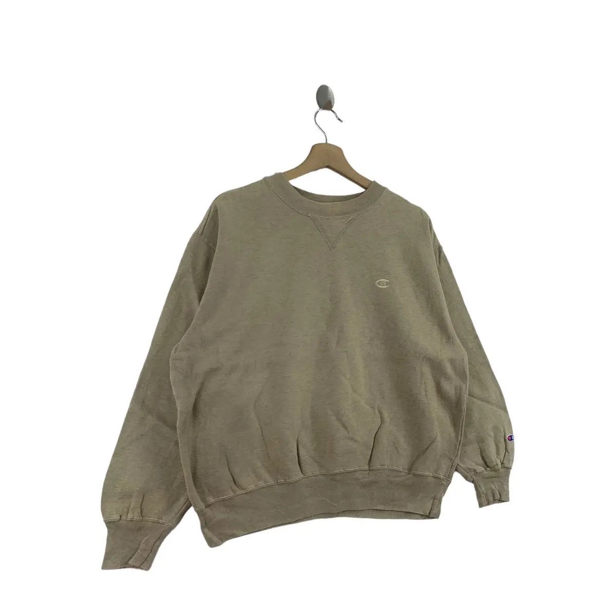 Champion Vintage 90’ CHAMPION USA Embroidered Logo Sweatshirt Sweater Size M / US 6-8 / IT 42-44 - 5 Thumbnail