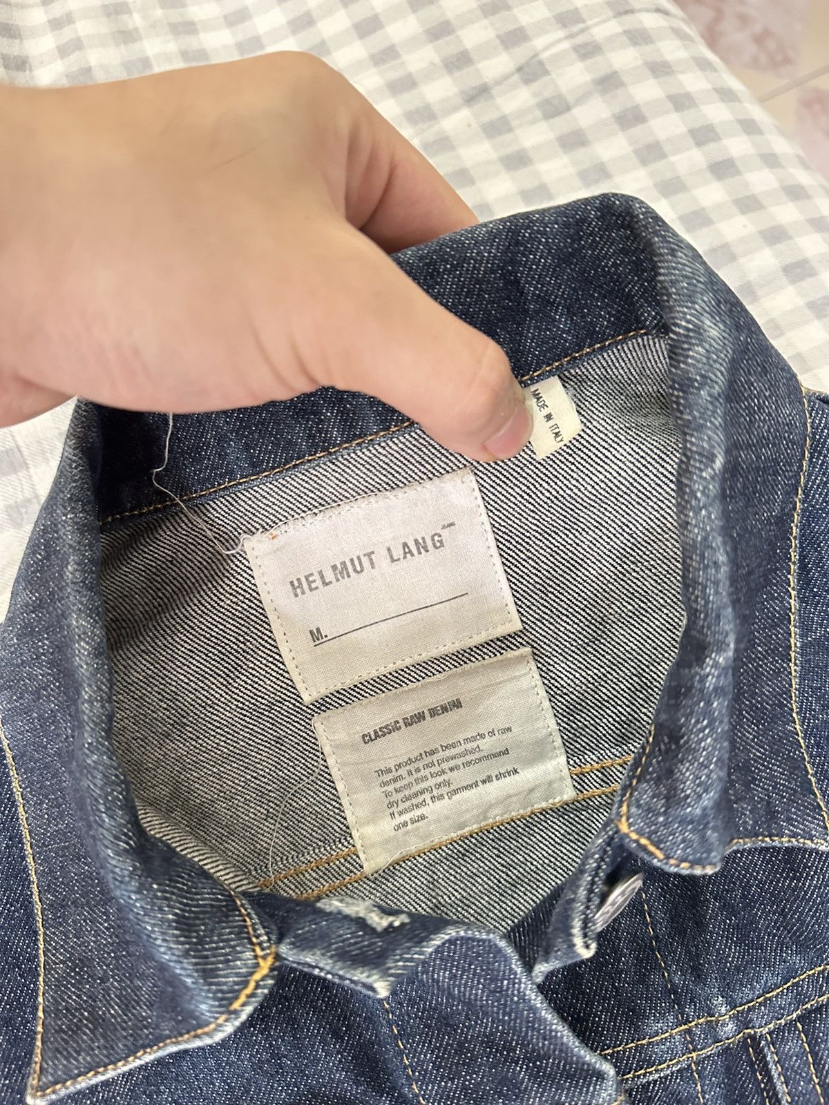Helmut Lang Helmut lang Raw denim classic jacket Size S / US 4 / IT 40 - 7 Thumbnail