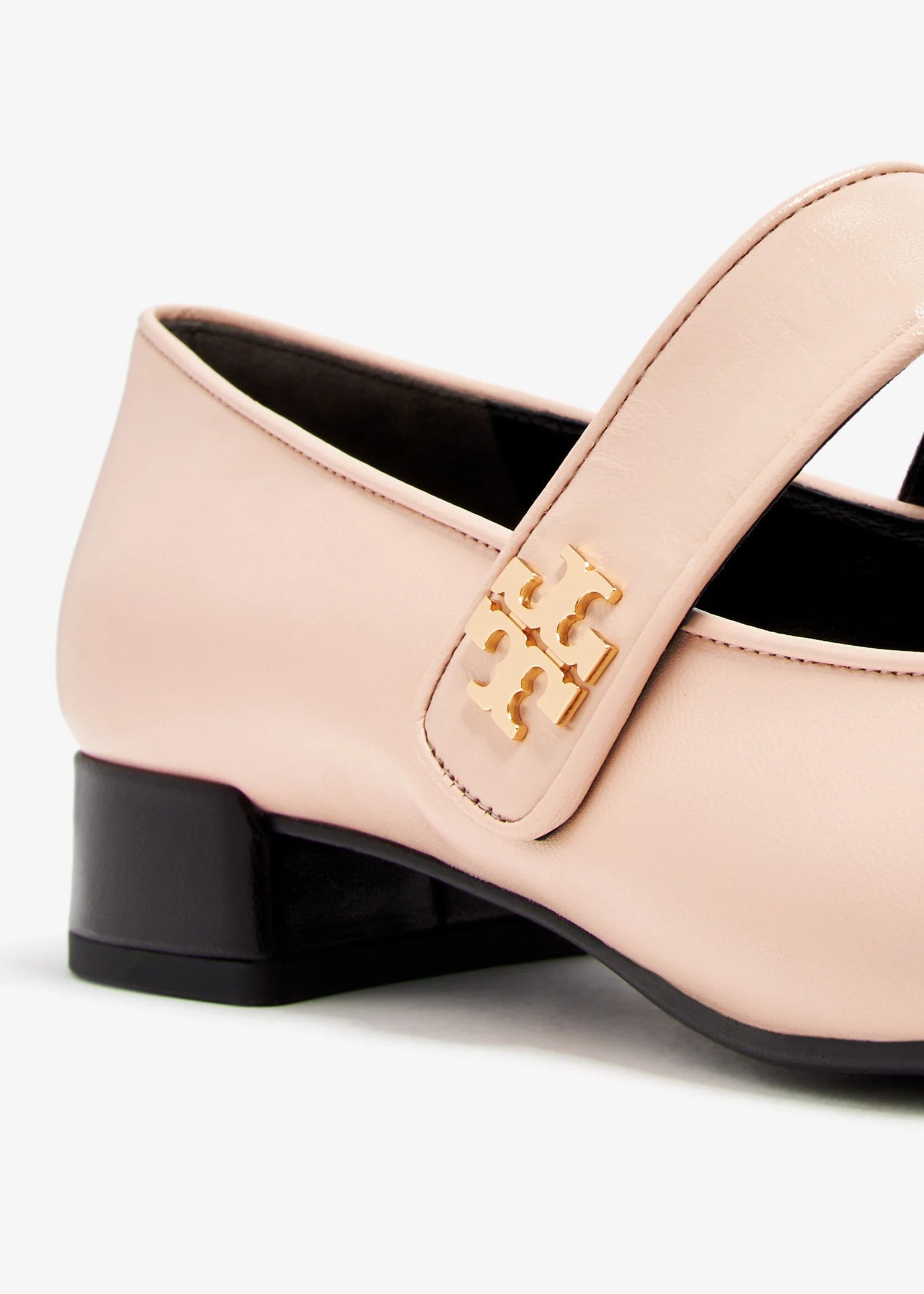 Tory Burch o1s22i1n1024 Cap Toe Mary Jane Pumps in Pink Black Size US 7 / IT 37 - 3 Thumbnail