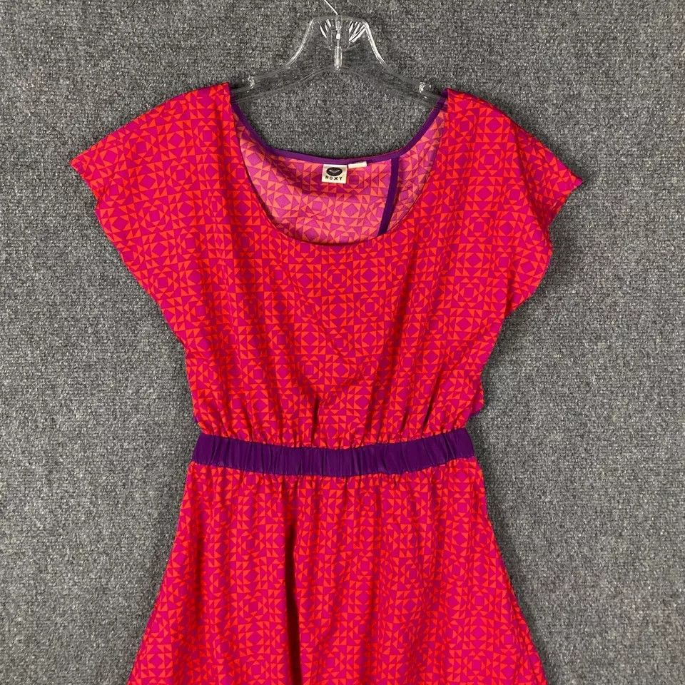 Other Roxy Dress Women's Small Half Sleeve 100% Polyester Adults S Size S / US 4 / IT 40 - 2 Thumbnail