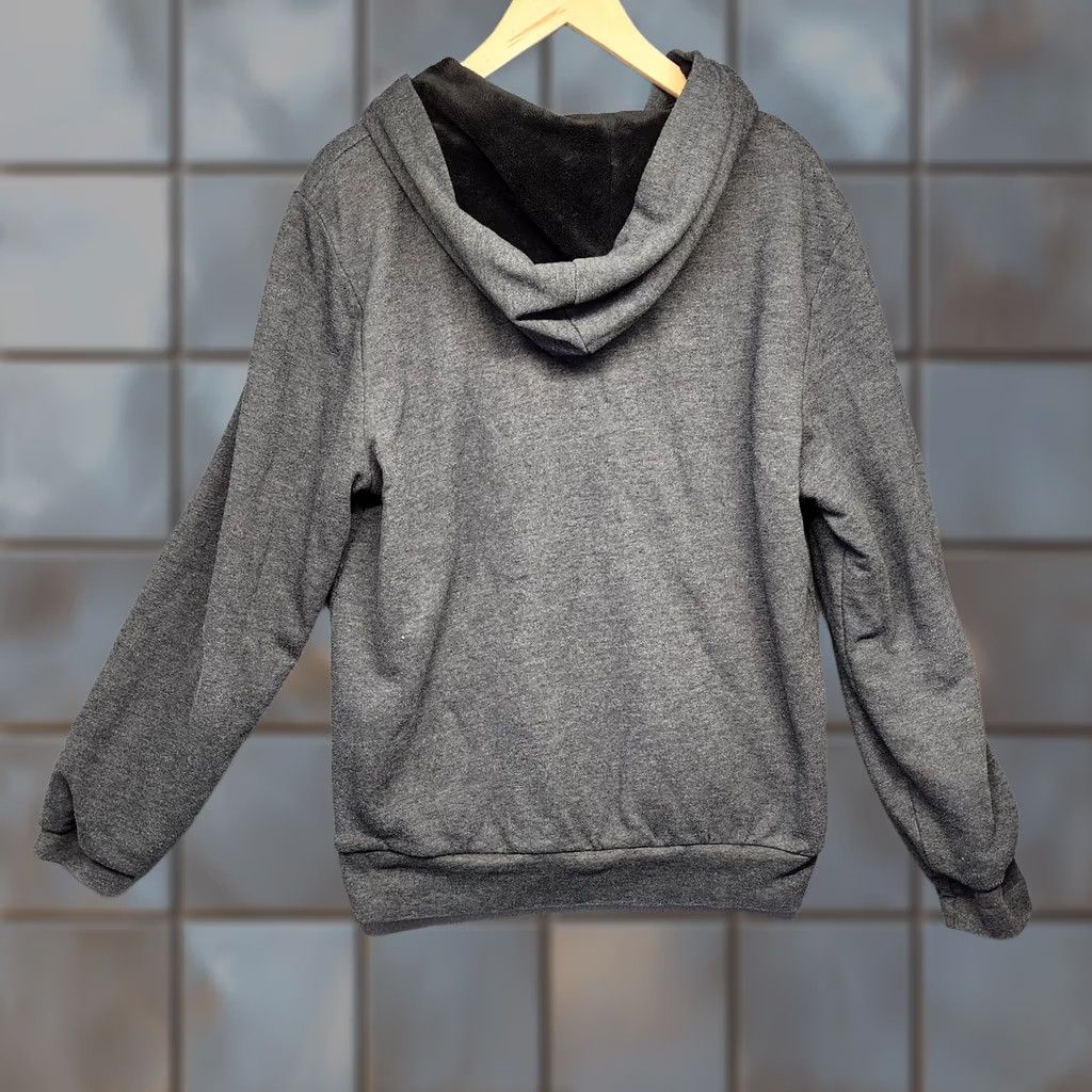 Vintage Chive Hoodies Hoodie Mens Medium Grey Full Zip KCCO Fleece Interior Size US M / EU 48-50 / 2 - 1 Thumbnail