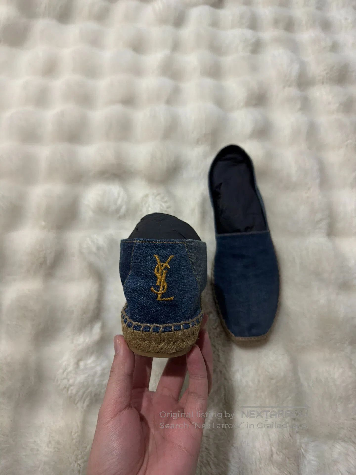 Saint Laurent Paris Saint Laurent Paris Gold-Plated Fisherman Shoes| Size US 12 / EU 45 - 1 Thumbnail