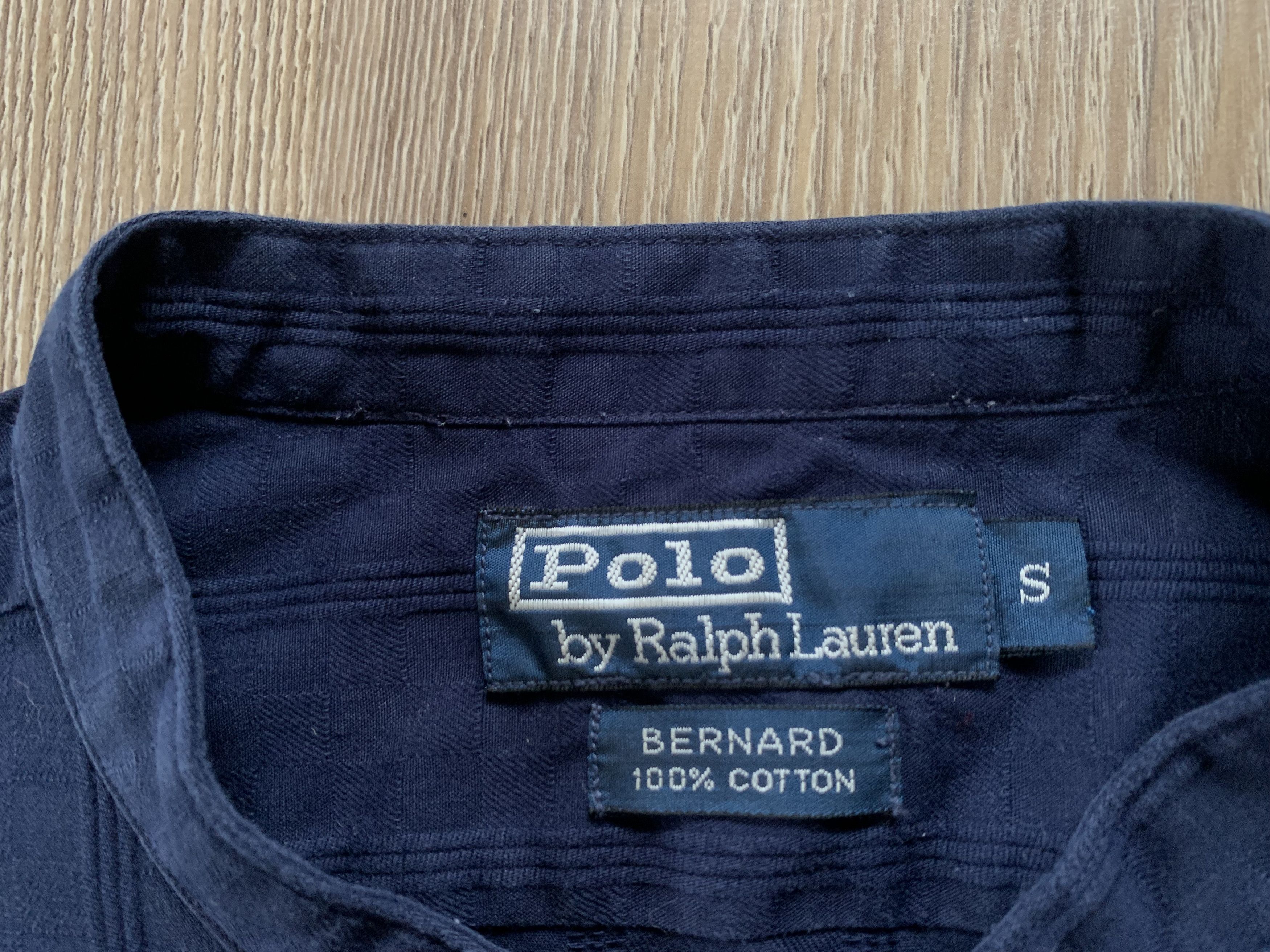 Polo Ralph Lauren Polo Ralph Lauren Bernard Band Collar Navy Blue Shirt Size US S / EU 44-46 / 1 - 5 Thumbnail