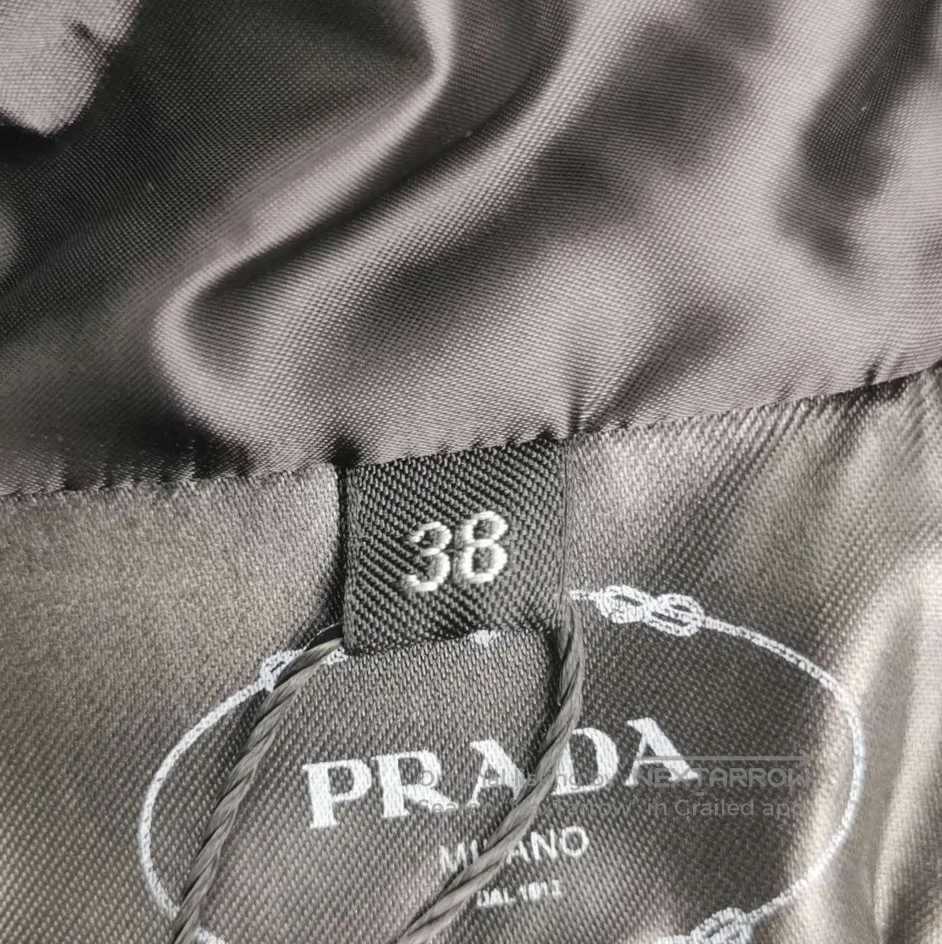 Prada Prada Quilted Belted Hooded Long Sleeve Down Jacket . Size US S / EU 44-46 / 1 - 6 Thumbnail