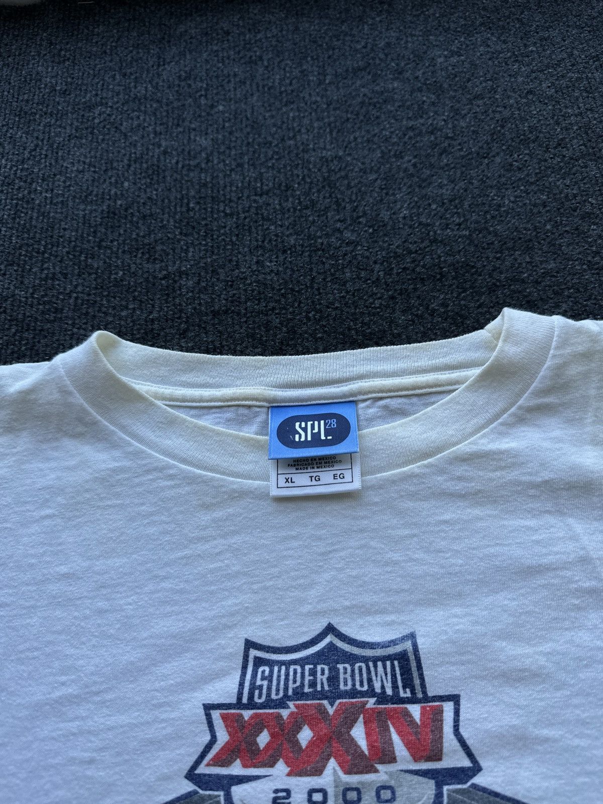 Vintage 2000 🚨 CHAMPIONS ATLANTA GIORGIA SPL BOXY MEN TEE SUPER BOWL Size US XL / EU 56 / 4 - 8 Thumbnail