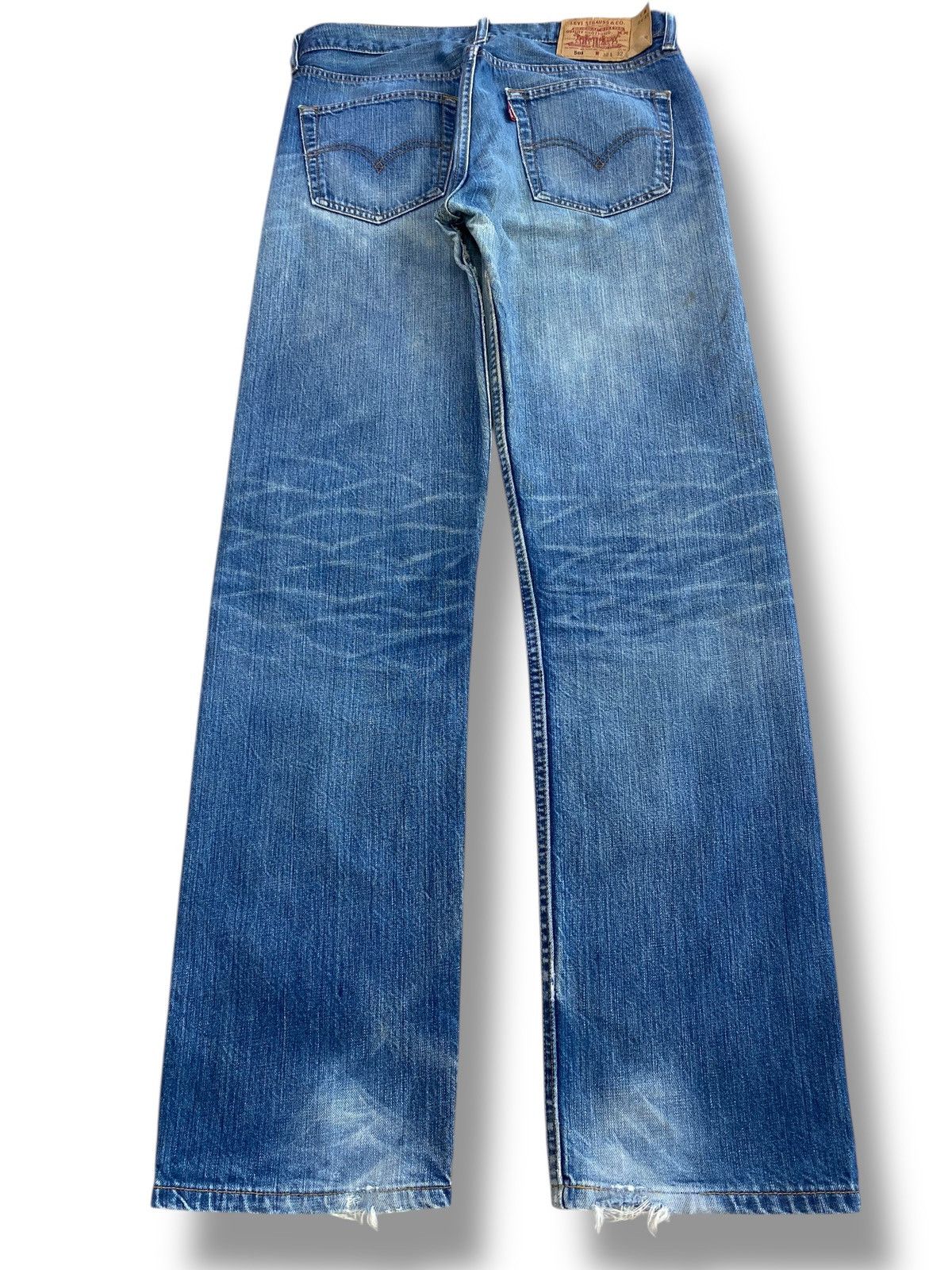 Levi's Levi’s Blue Faded Wash Style Loose Jeans Size US 32 / EU 48 - 3 Thumbnail