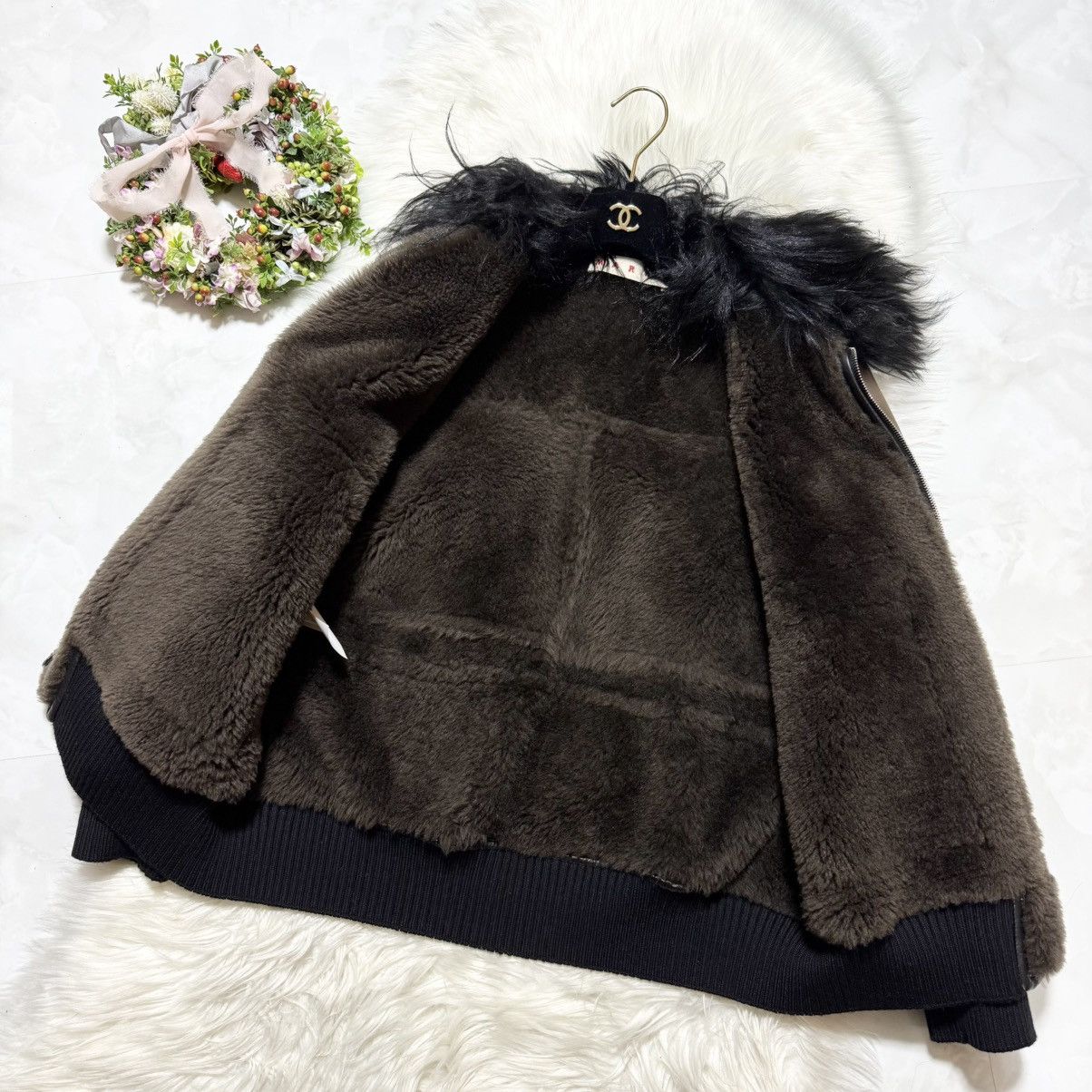 Marni Marni full fur lining leather blouson bomber jacket 42 olive Size M / US 6-8 / IT 42-44 - 5 Thumbnail