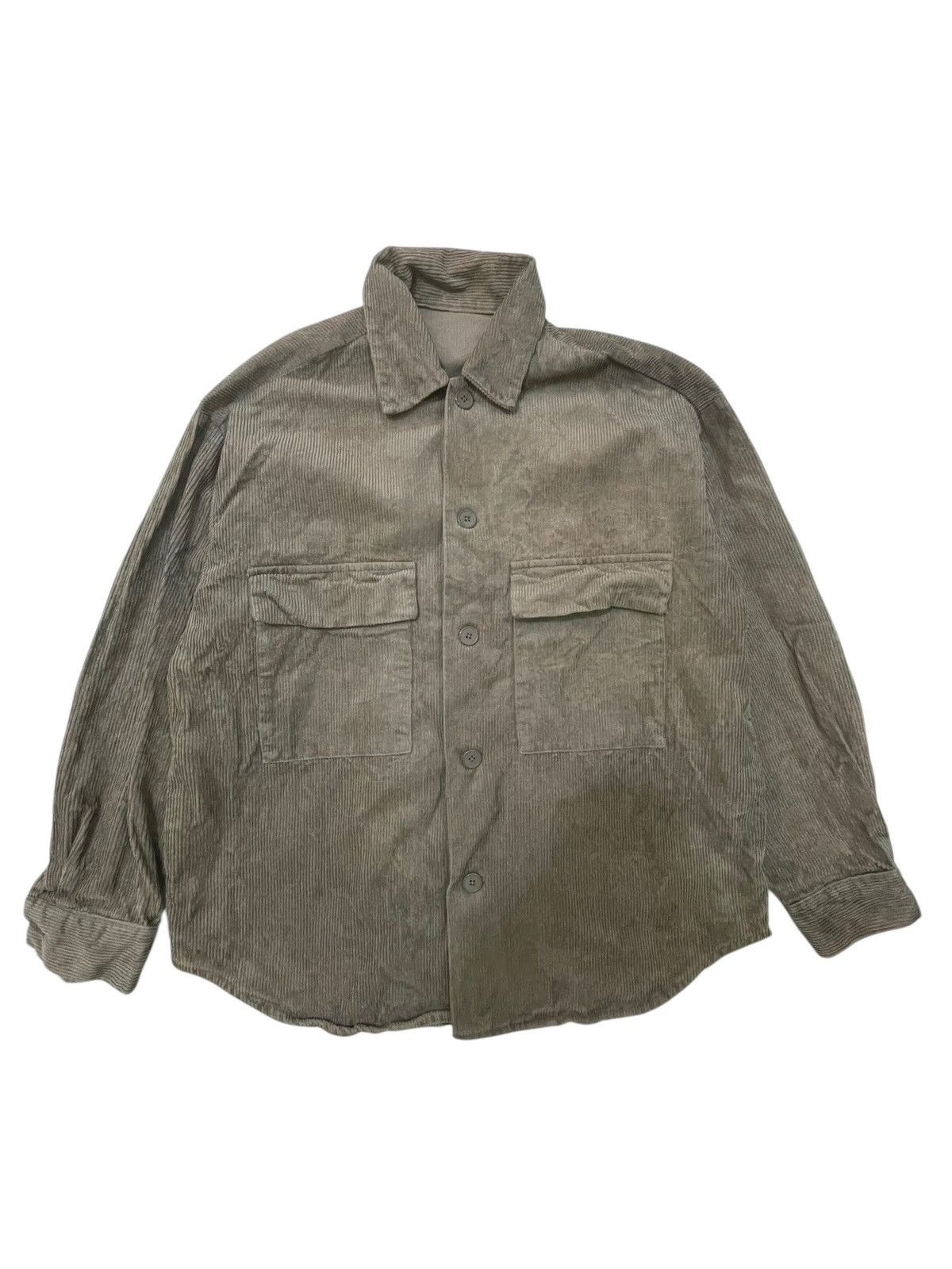 GU × Japanese Brand GU Corduroy Overshirt Jacket Size US M / EU 48-50 / 2 - 1 Thumbnail