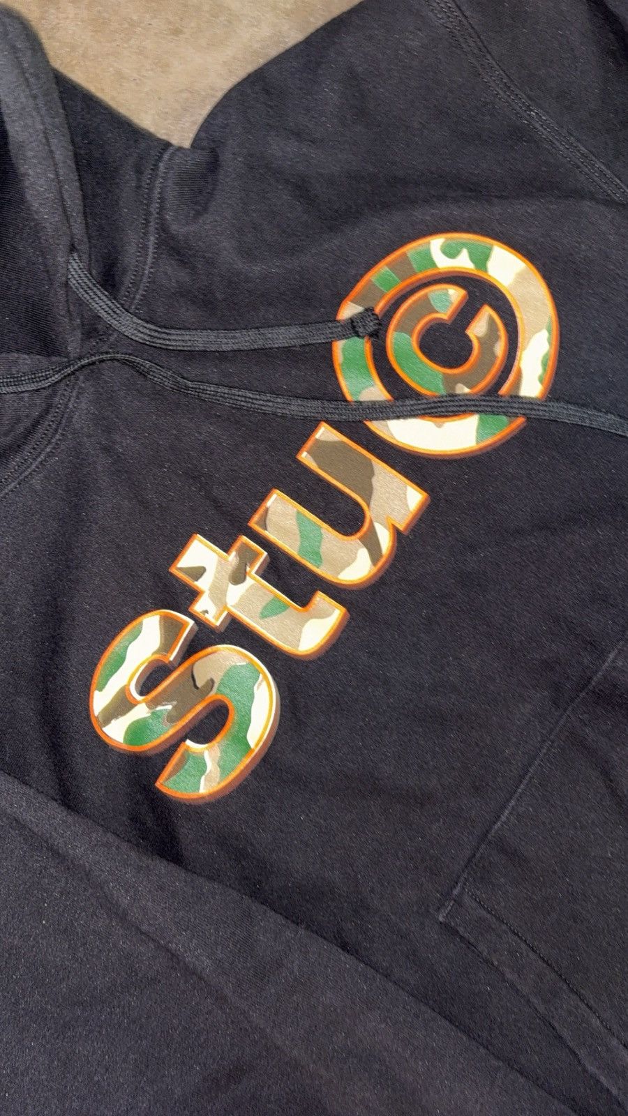 Stussy Stussy Stu C. Black Camo Hoodie Size US M / EU 48-50 / 2 - 3 Thumbnail