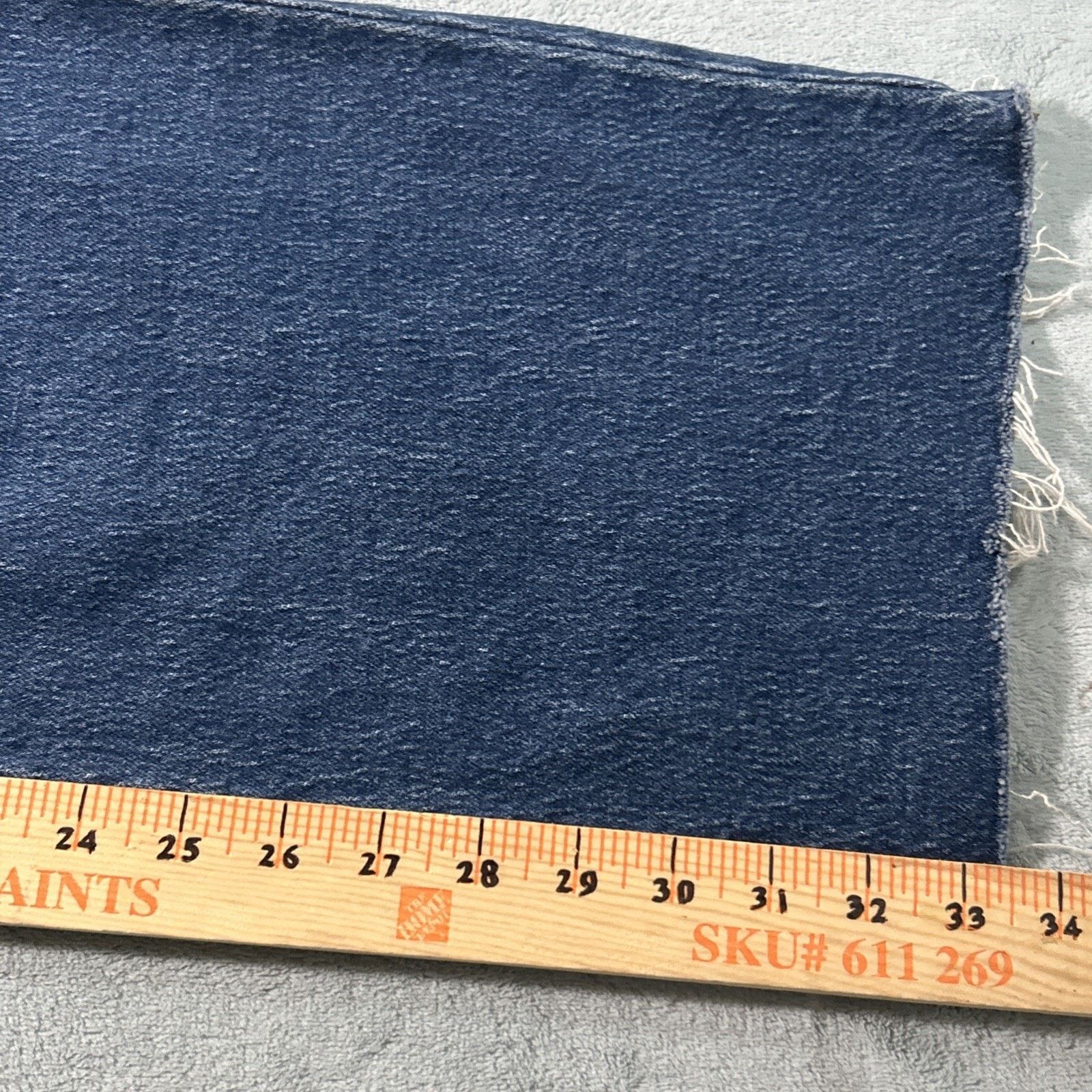 Express Beyond Baggy Distressed Rips Jeans Sz 2 28x33 Raw Hems Loose Size 26" / US 2 / IT 38 - 13 Thumbnail