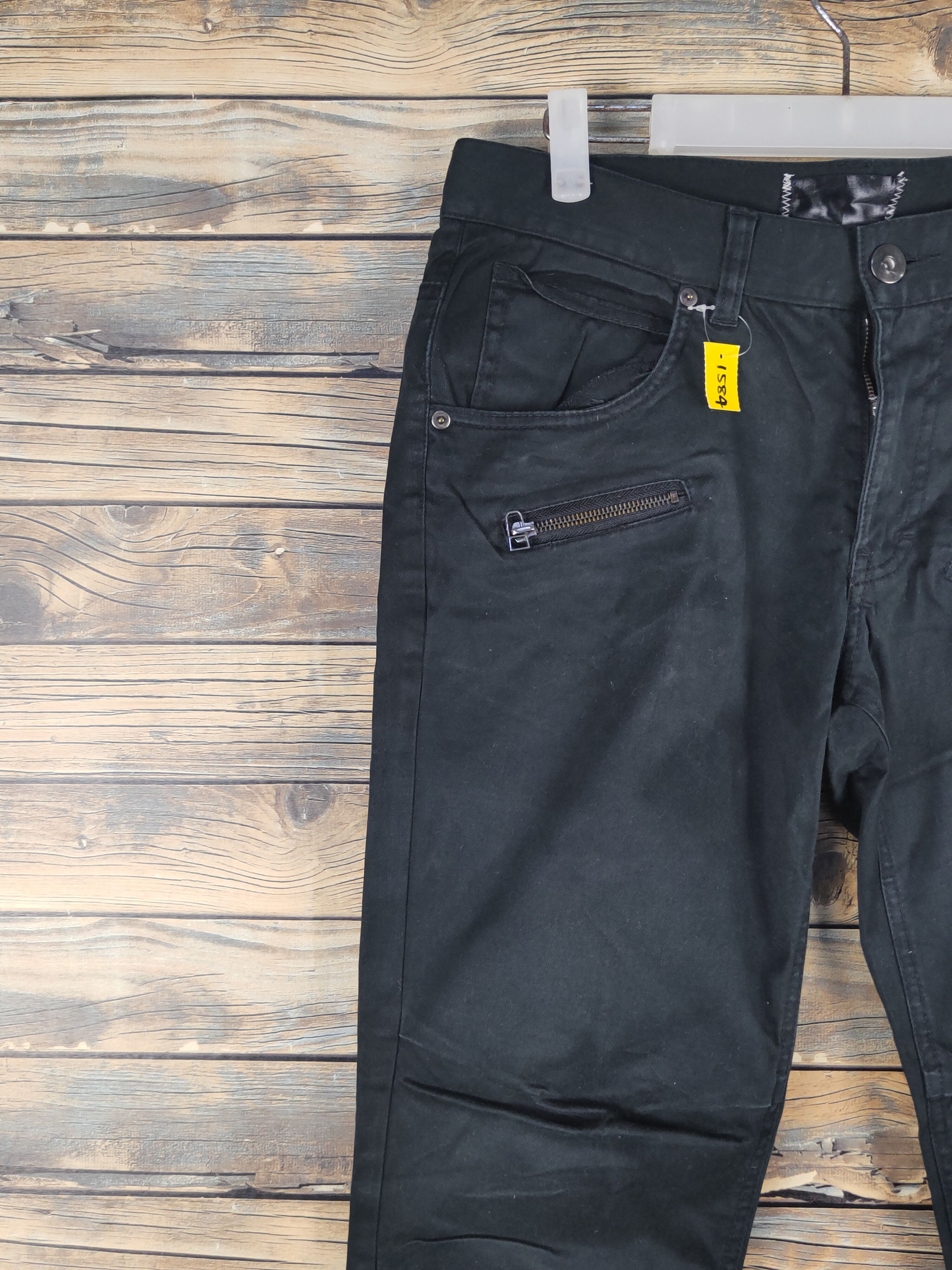 Japanese Brand DL Japanese Brand Black Multipocket Casual Pants #1584 Size US 30 / EU 46 - 3 Thumbnail