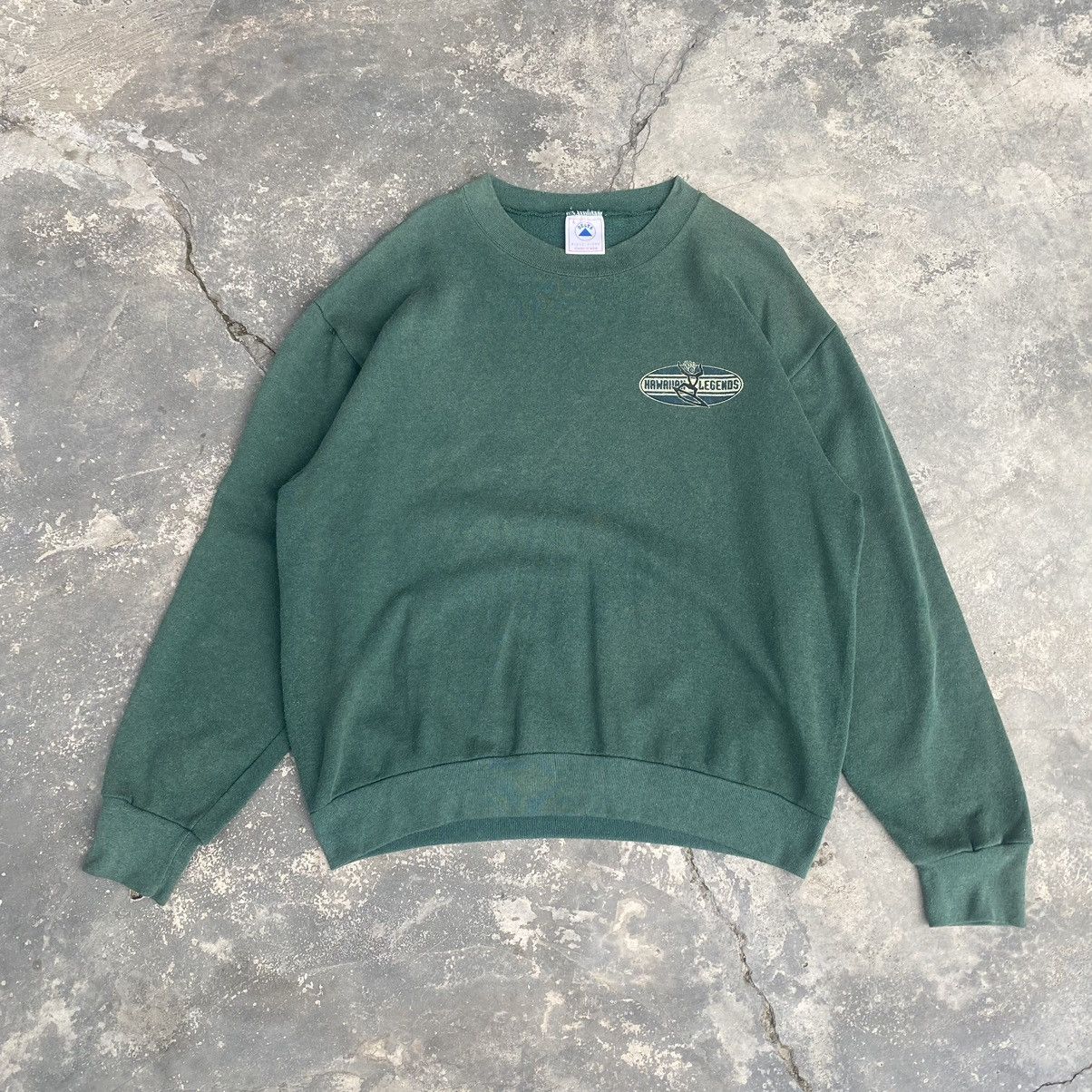 Vintage 90s Hawaiian Legends surf sweatshirt SC010 Size US L / EU 52-54 / 3 - 3 Thumbnail