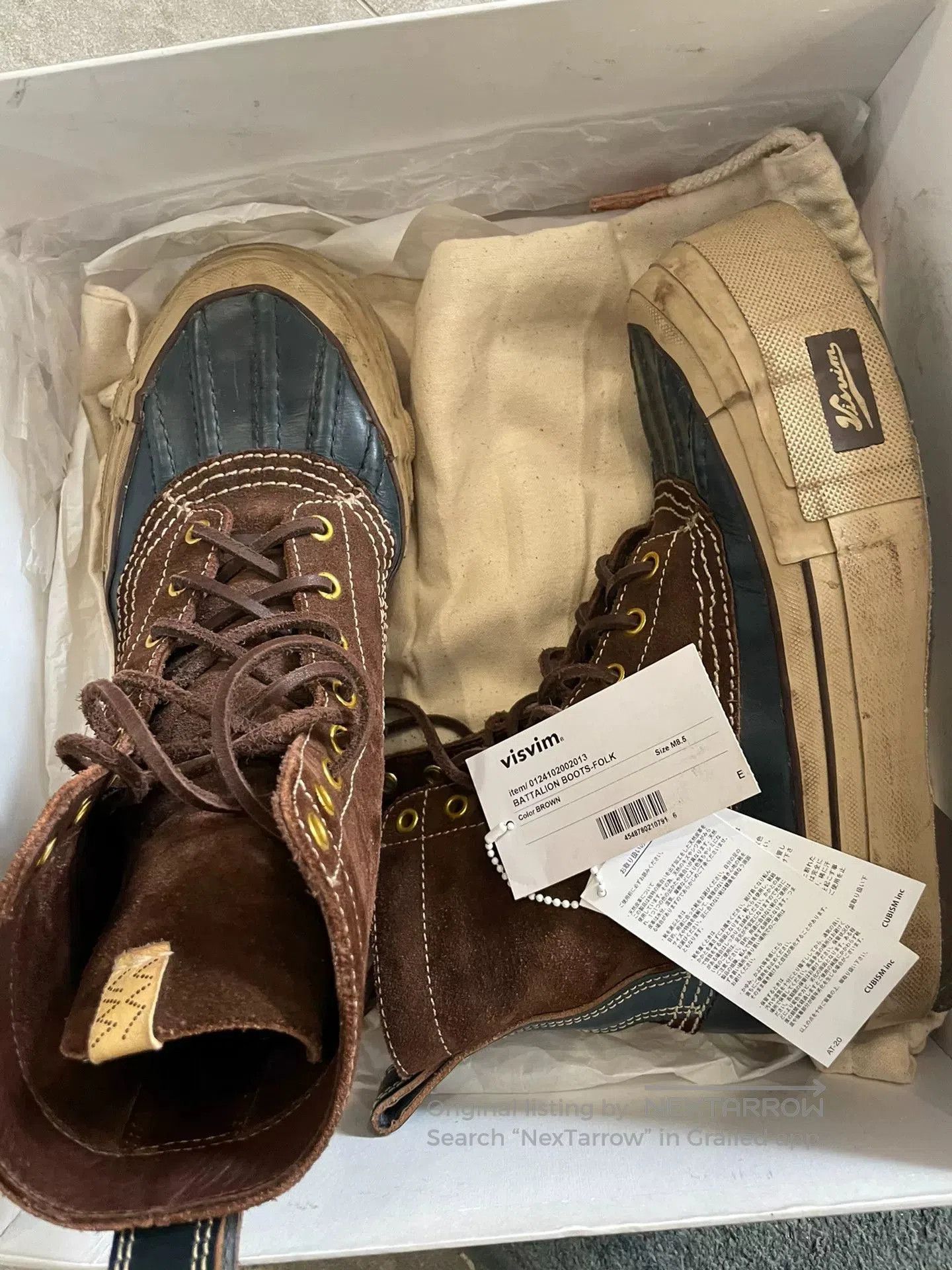 Visvim Visvim 21SS Decoy Duck G.Patten-Folk Boots. Size US 8 / EU 41 - 1 Thumbnail