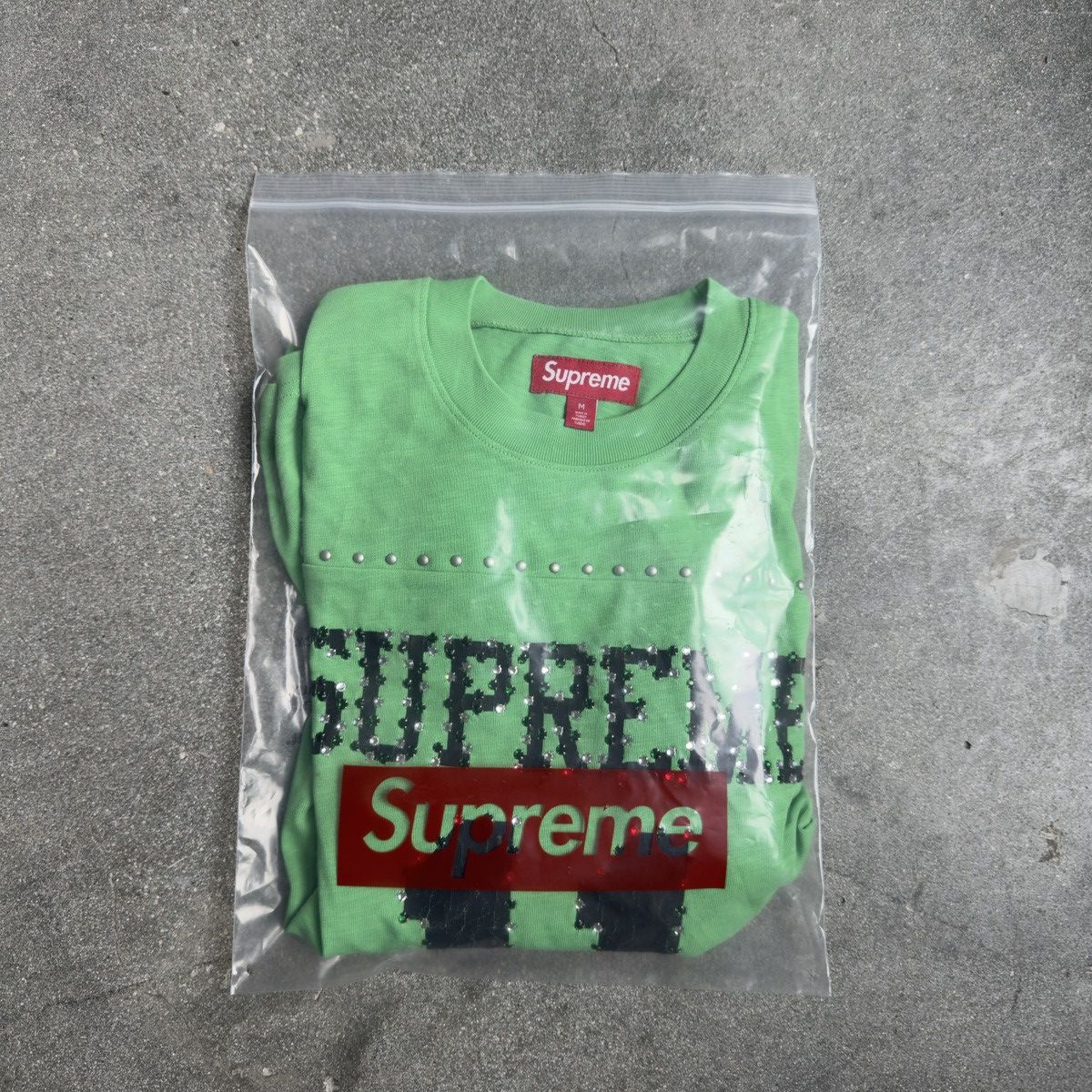 Supreme Supreme SS2026 Studded S/S Football Top (GREEN) Size US M / EU 48-50 / 2 - 7 Thumbnail