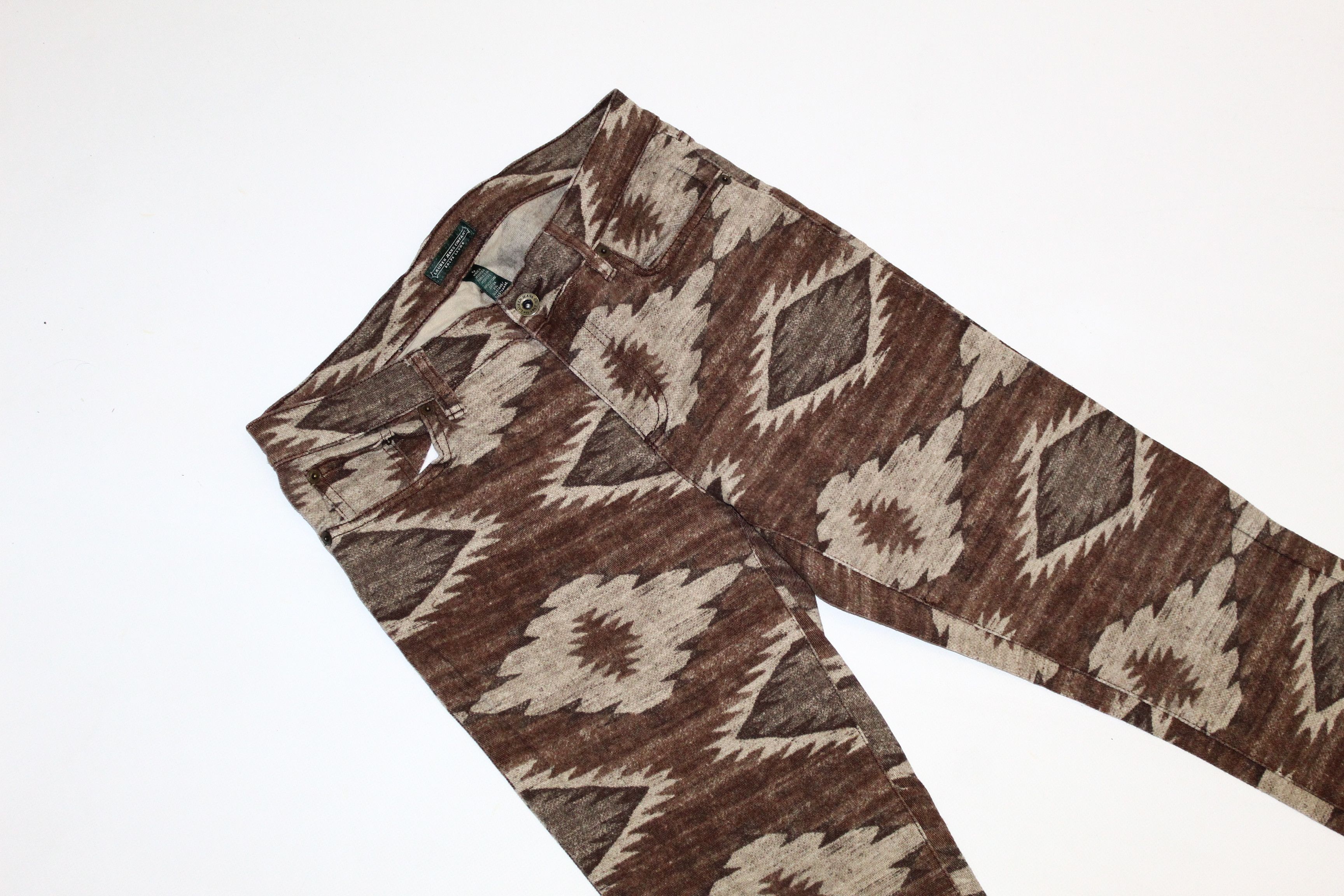 Polo Ralph Lauren 💥Lauren Jeans Co. Ralph Lauren Navajo Modern Skinny Jeans Size US 29 - 4 Thumbnail