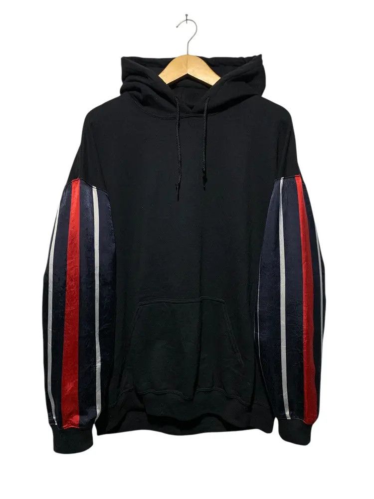 NOMA t.d FW19 NOMA t.d striped sleeve oversized hoodie Size US XL / EU 56 / 4 - 4 Thumbnail