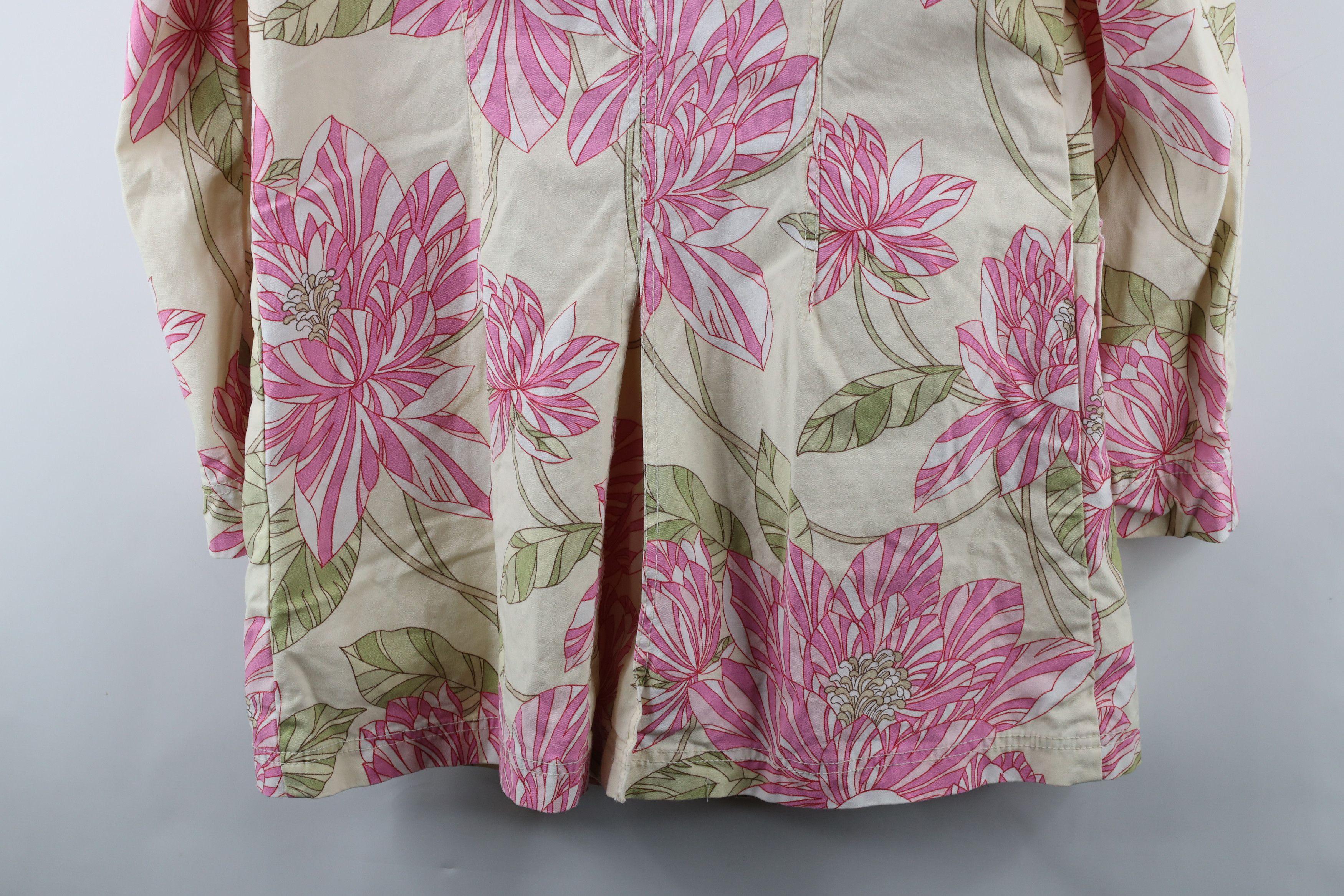 Tommy Hilfiger × Vintage Vintage 90s Tommy Hilfiger Flower Floral Full Zip Jacket Size L / US 10 / IT 46 - 14 Thumbnail