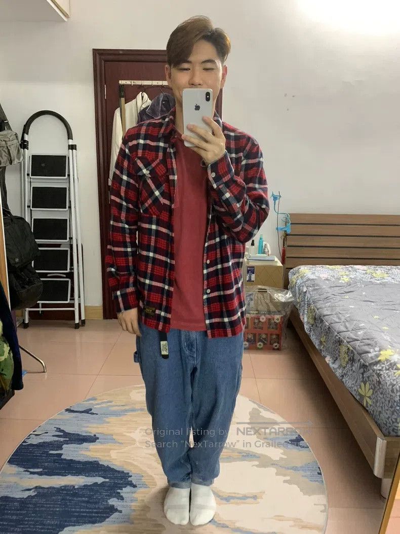 Wtaps Wtaps Red checkered shirt Size US M / EU 48-50 / 2 - 2 Thumbnail
