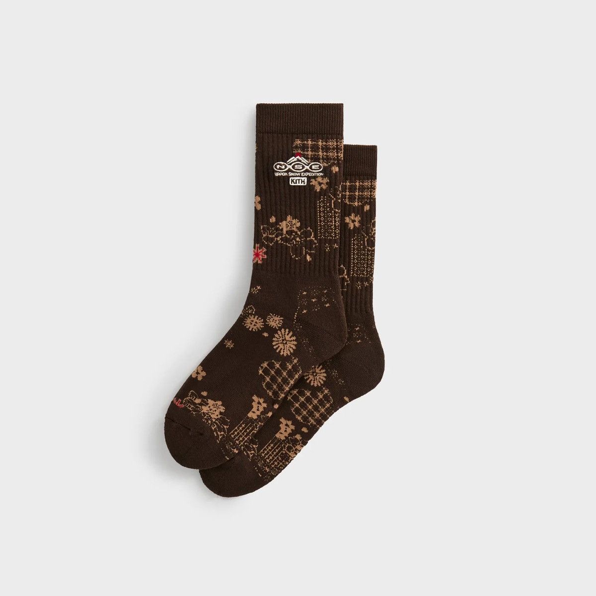 Columbia × Kith Kith for Columbia NSE Landscape Jacquard Socks Kindling Size ONE SIZE - 1 Thumbnail