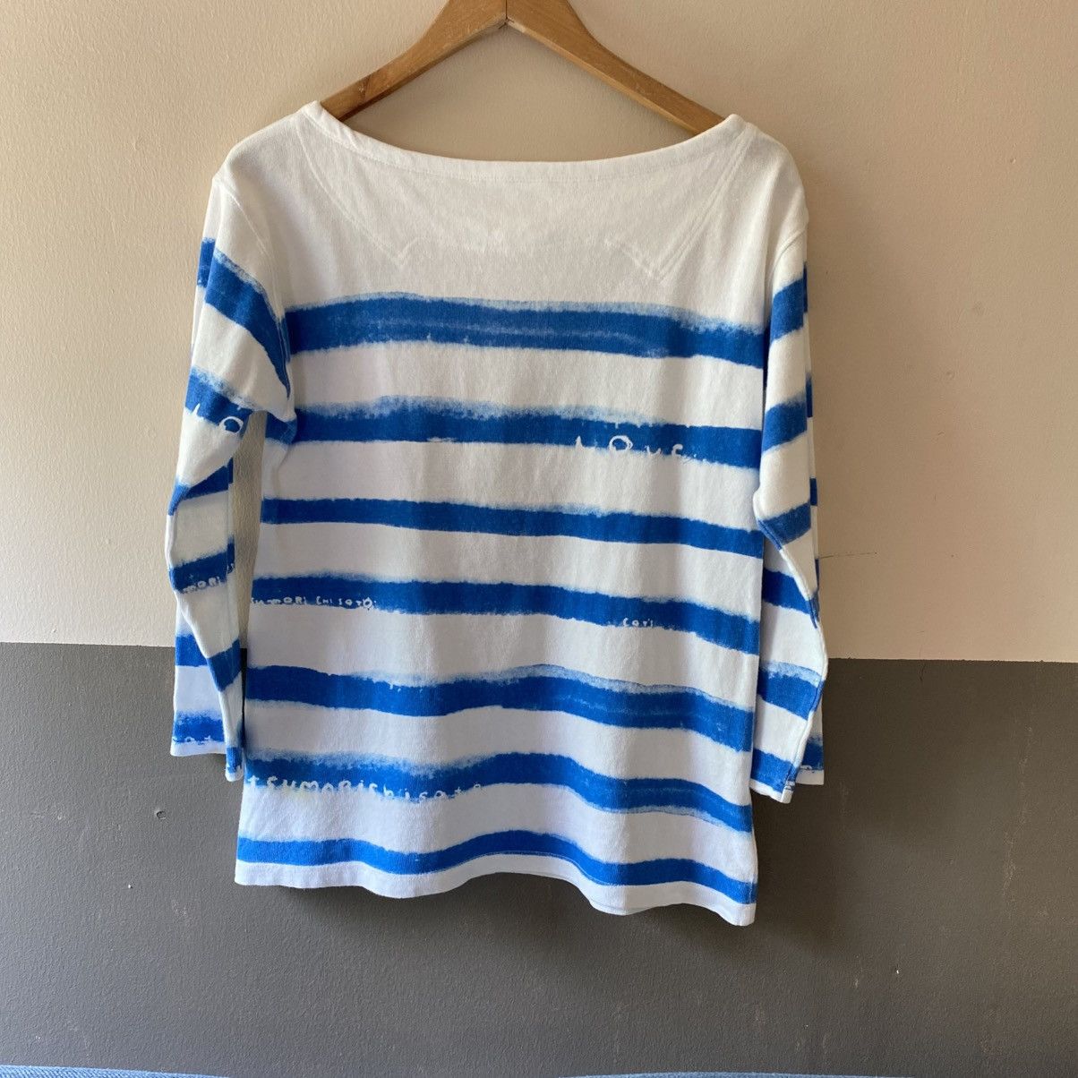 Tsumori Chisato TSUMORI CHISATO Ocean Brush Stripe Tee Size M / US 6-8 / IT 42-44 - 22 Thumbnail