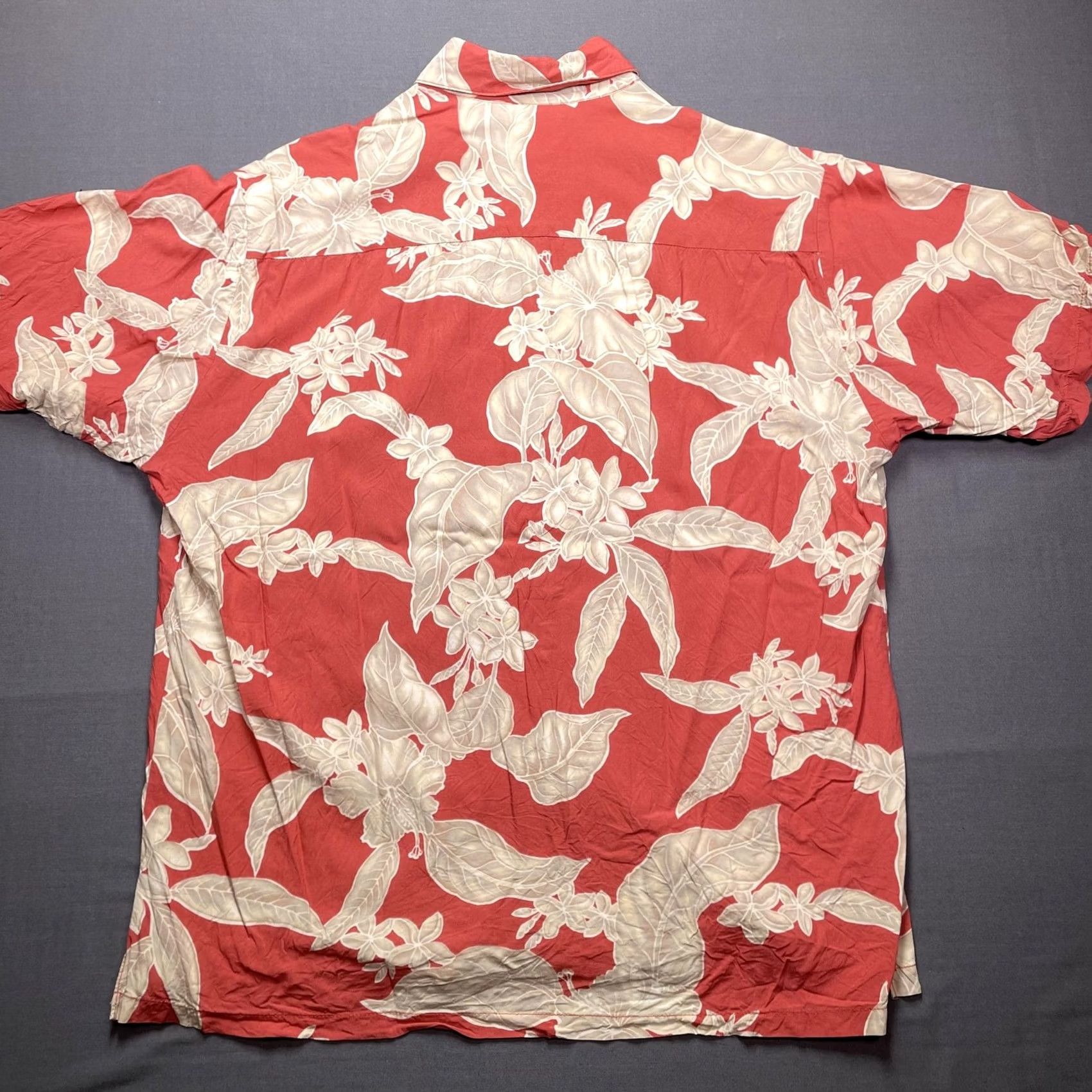 Tori Richard Tori Richard Shirt Mens Large Red Floral Hawaiian Aloha Viscose USA Honolulu Size US L / EU 52-54 / 3 - 5 Thumbnail