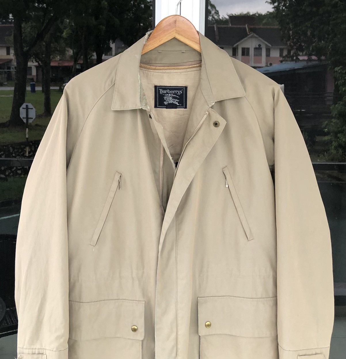 Burberry Vintage Burberrys Lined Novacheck THRASHED Coat Jacket Size US M / EU 48-50 / 2 - 8 Thumbnail