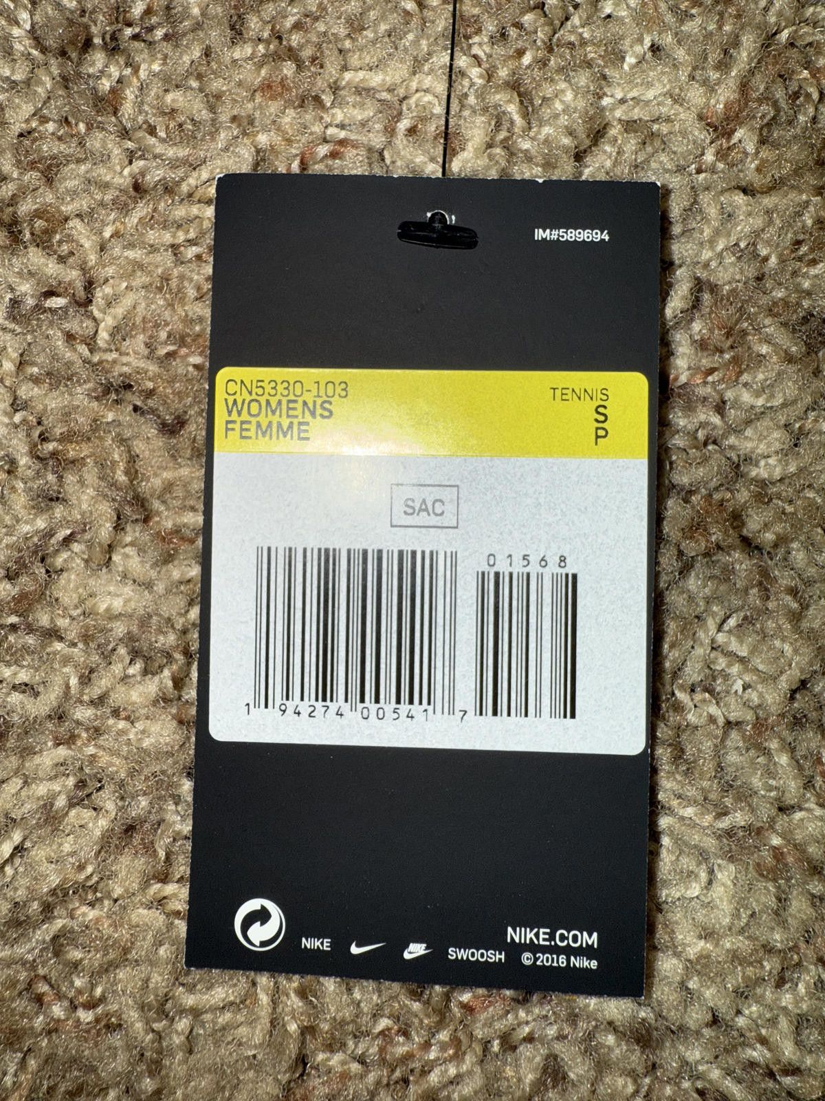 Nike Nike Womens Court Slam Dri-Fit Tennis Skort Skirt Sample Size 28" / US 6 / IT 42 - 10 Thumbnail