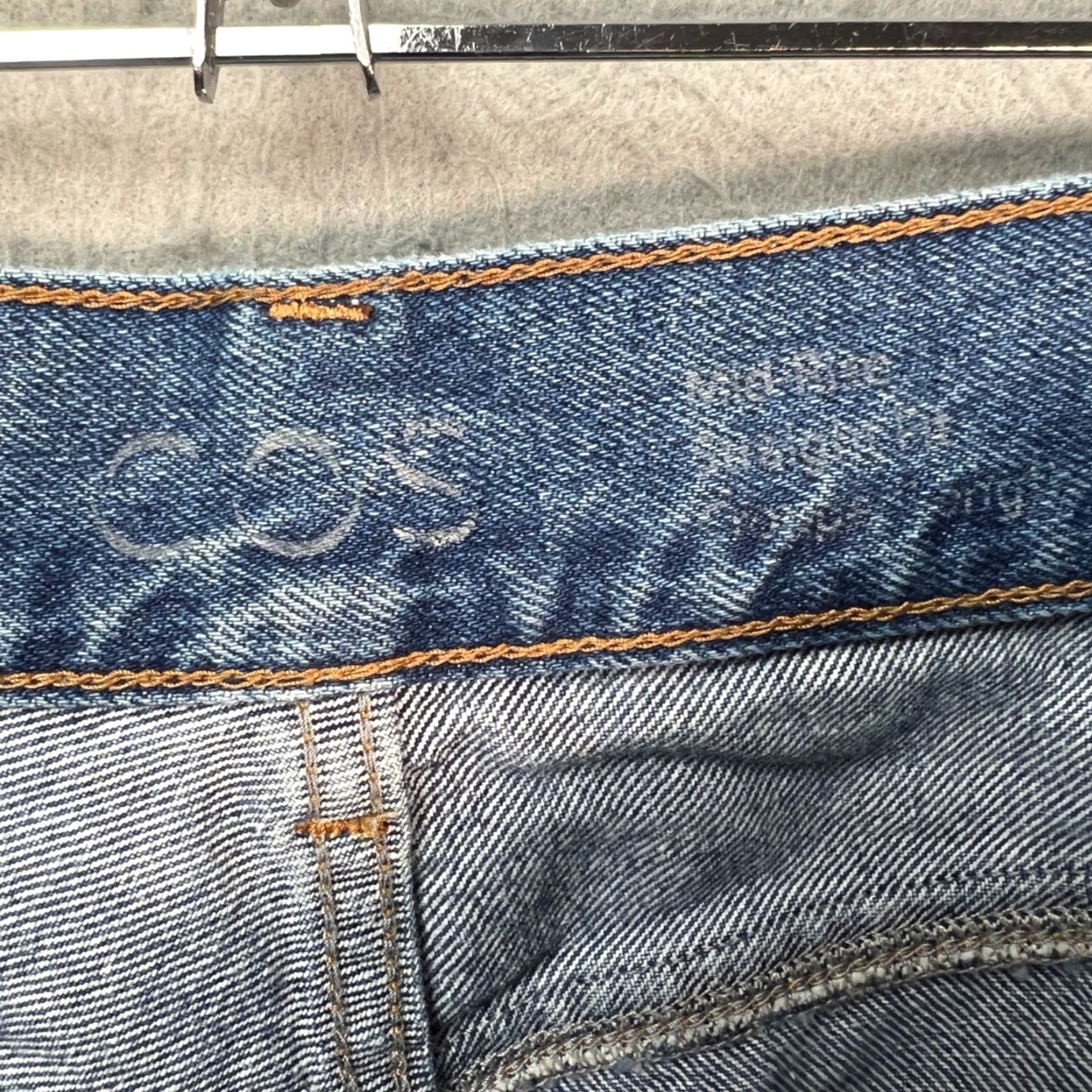 Cos COS Womens Jeans 25 Crop Mid Rise Straight Leg Blue Denim Cotton 5-Pocket Inseam 26 Straight Vintage: No Mens Womens Size 42" / US 20 - 3 Thumbnail