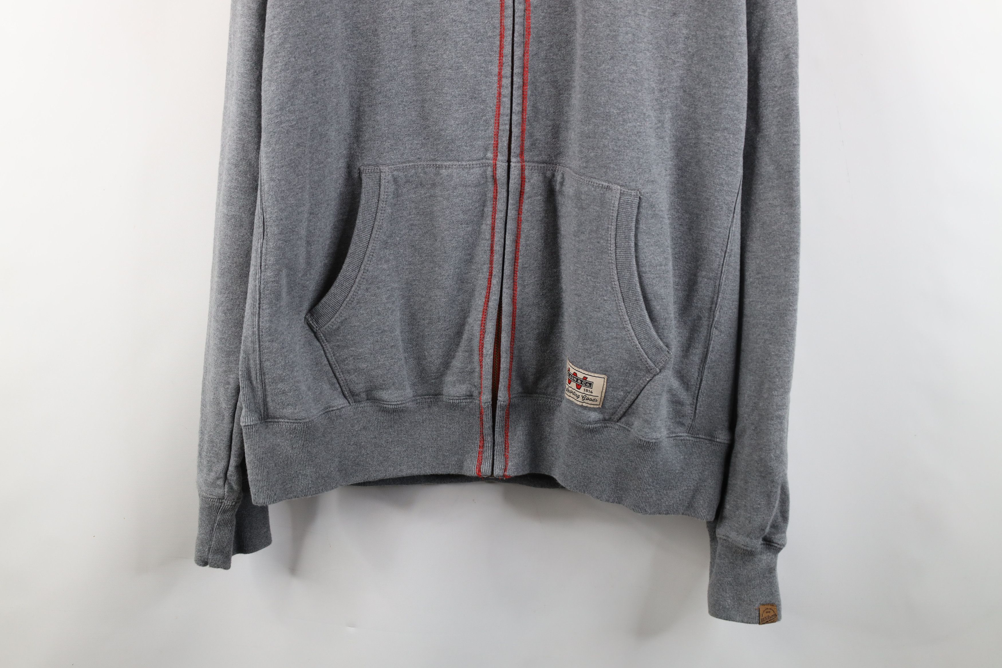 Vintage Vintage Y2K Wilson Anniversary Heavyweight Hoodie Sweatshirt Size US XL / EU 56 / 4 - 3 Thumbnail