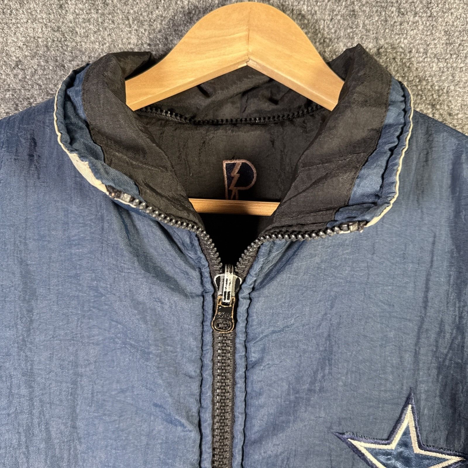 Vintage Dallas Cowboys Jacket Mens Medium 90s Pro Player