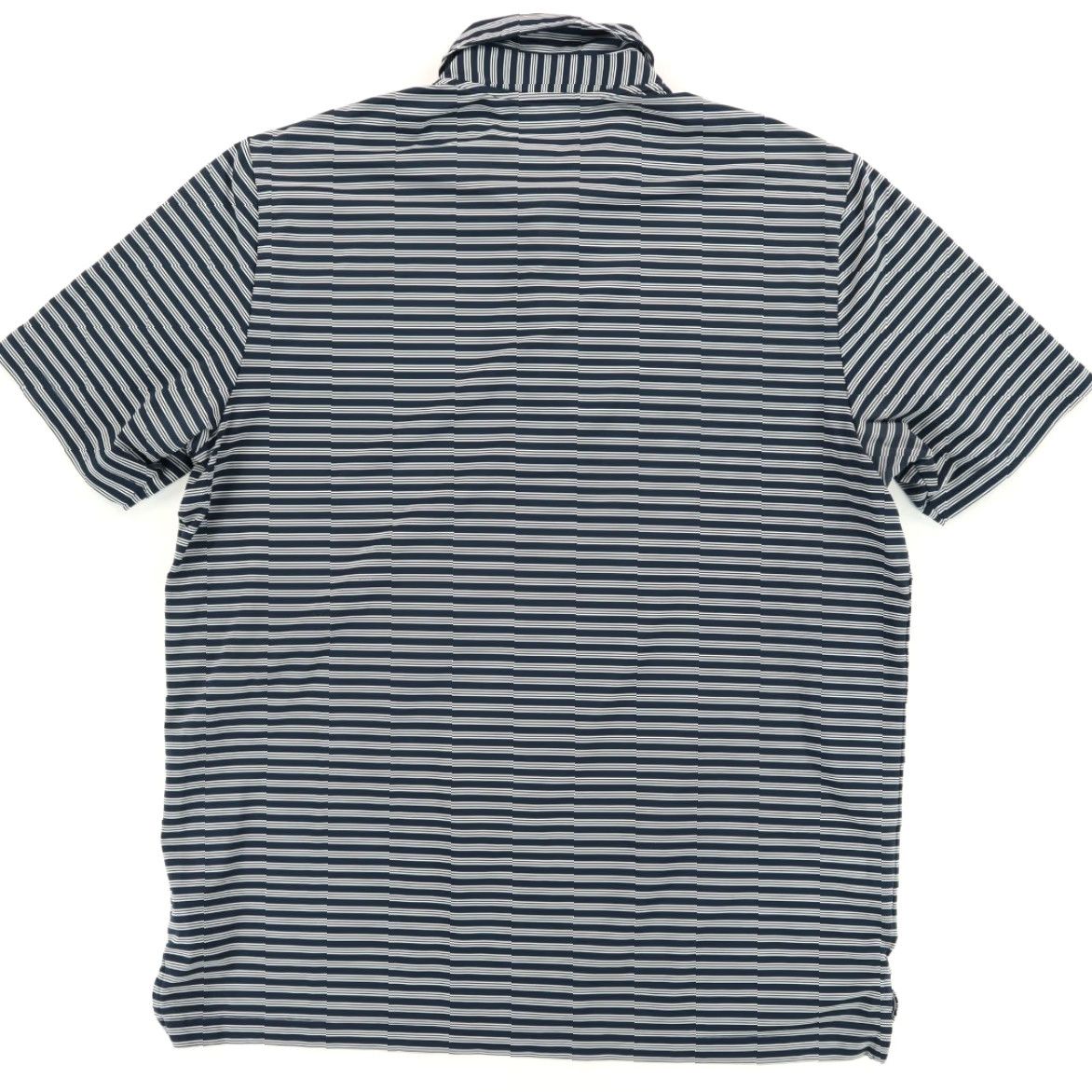 Adidas Adidas Golf Polo Shirt Navy Blue Striped XL Men’s Short Sleeve Polyester High Stretch Polo Shirt Size US XL / EU 56 / 4 - 4 Thumbnail