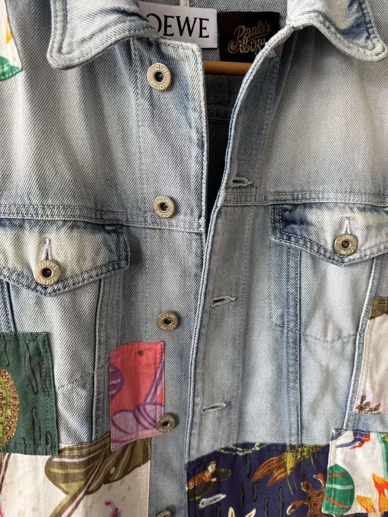Loewe LOEWE Printed denim jacket coat Size M / US 6-8 / IT 42-44 - 6 Thumbnail