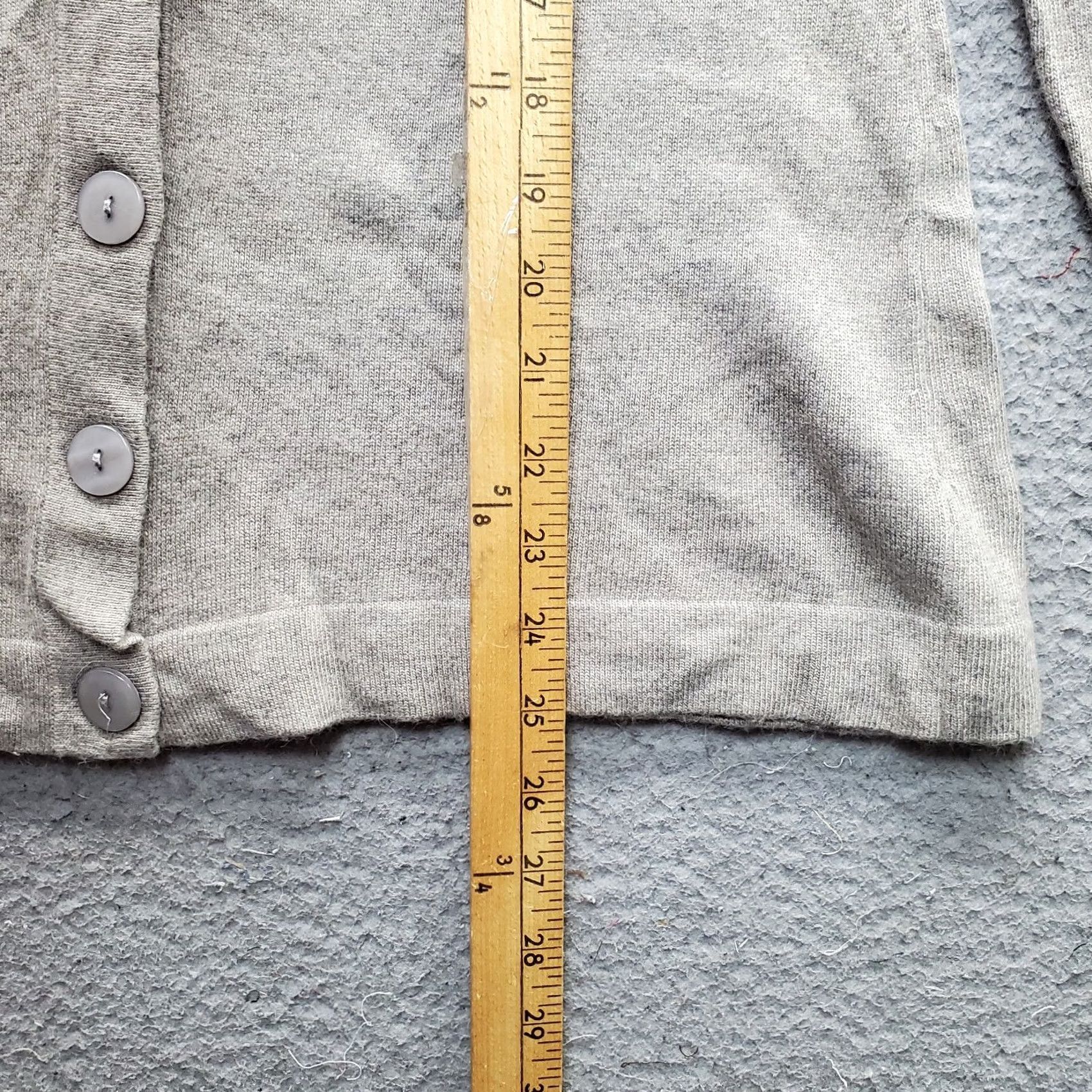 Loft LOFT Womens Cardigan Sweater L Brown Knit Long Sleeve Deep V-Neck Button Front Size L / US 10 / IT 46 - 5 Thumbnail