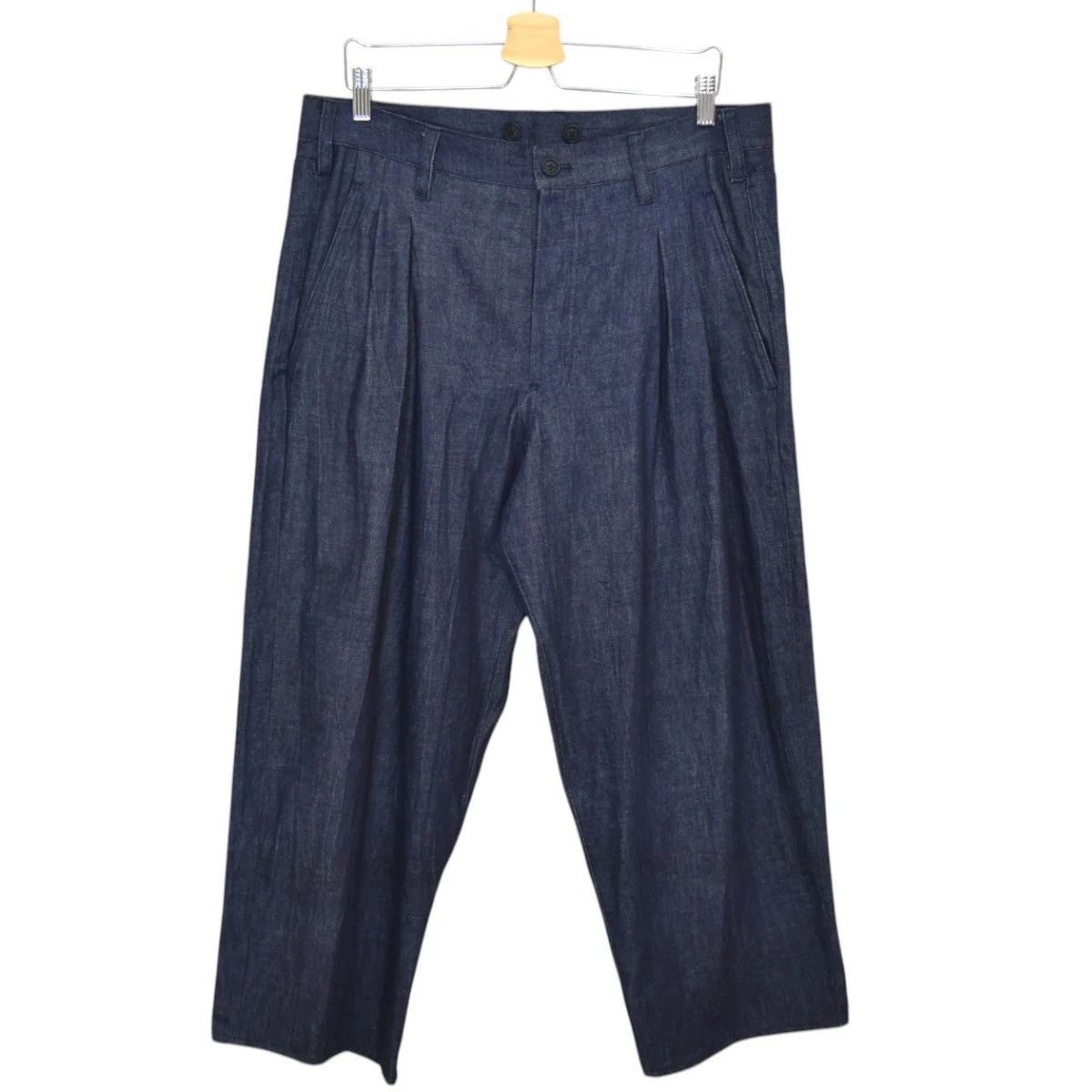 Yohji Yamamoto AW23 Pleated Denim Size US 36 / EU 52 - 1 Thumbnail