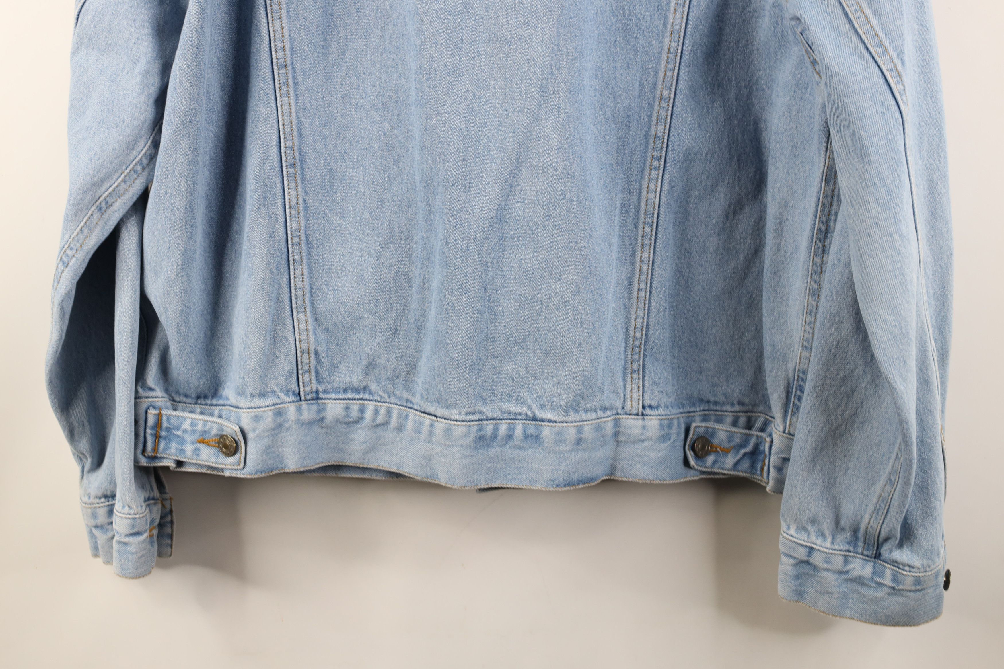 Vintage Vintage 90s Streetwear Denim Jean Trucker Jacket Blue Cotton Size US L / EU 52-54 / 3 - 16 Thumbnail