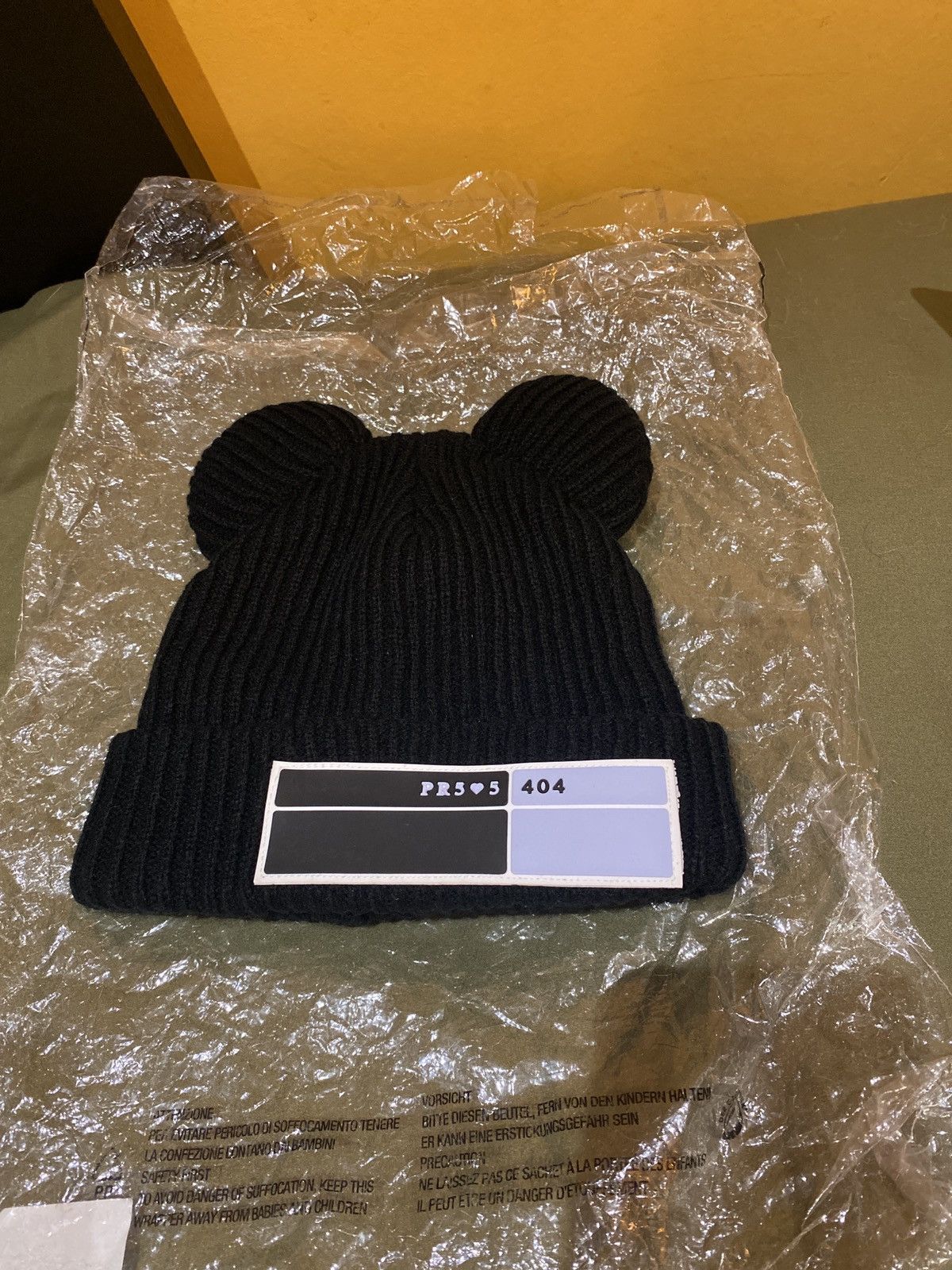 image of Luxury Jose Wong Picky Beanie in Black, Men's