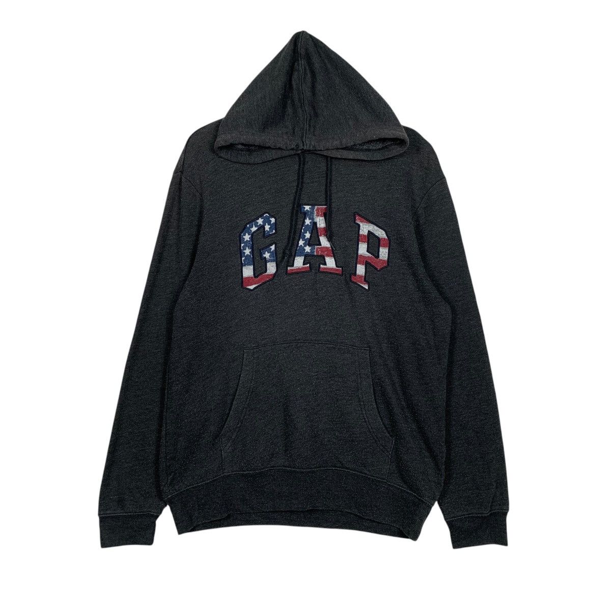 Gap Vintage Gap USA Flag Big Logo Hoodie Size US M / EU 48-50 / 2 - 1 Thumbnail