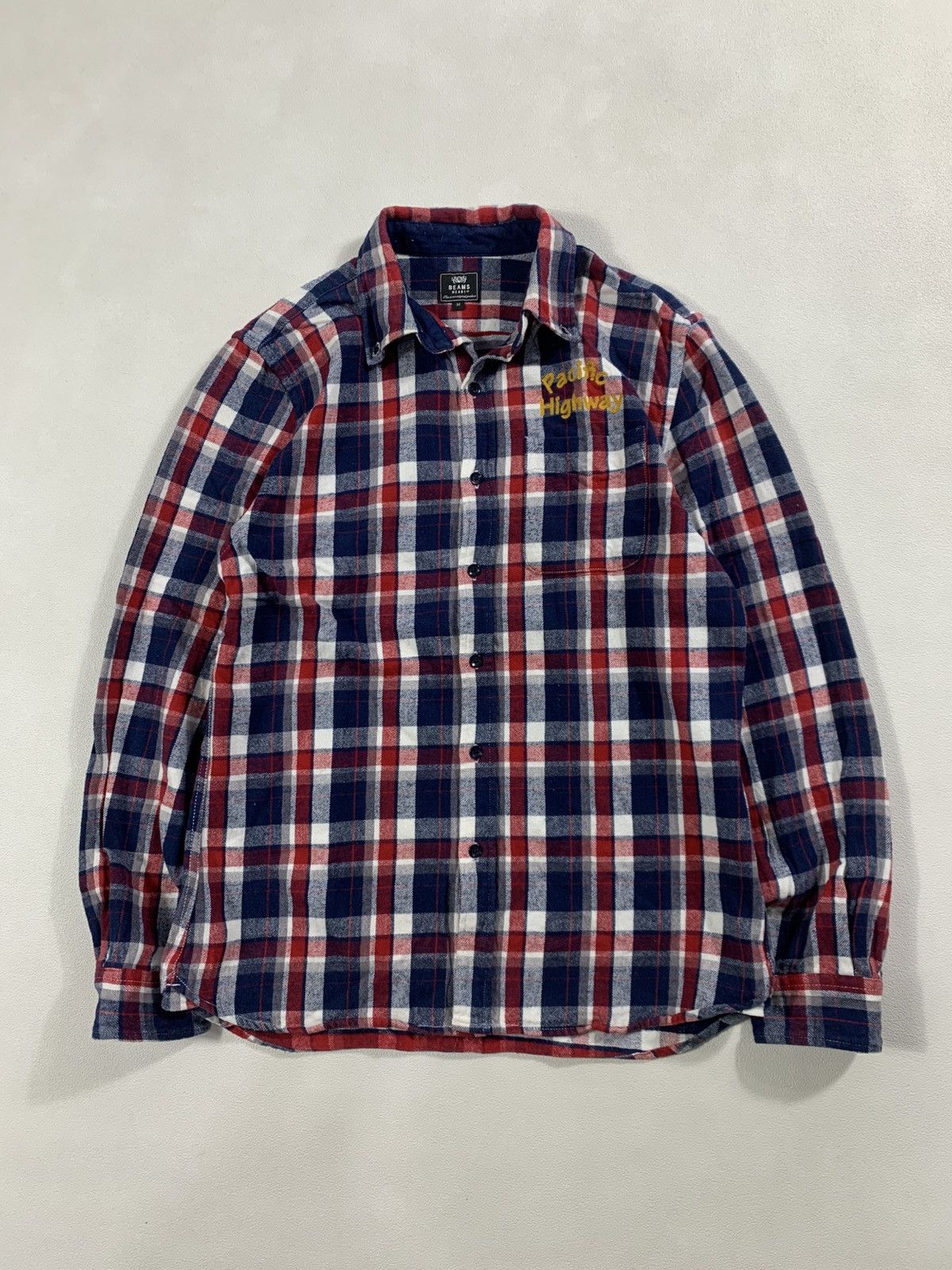 Beams heart flanel shirt