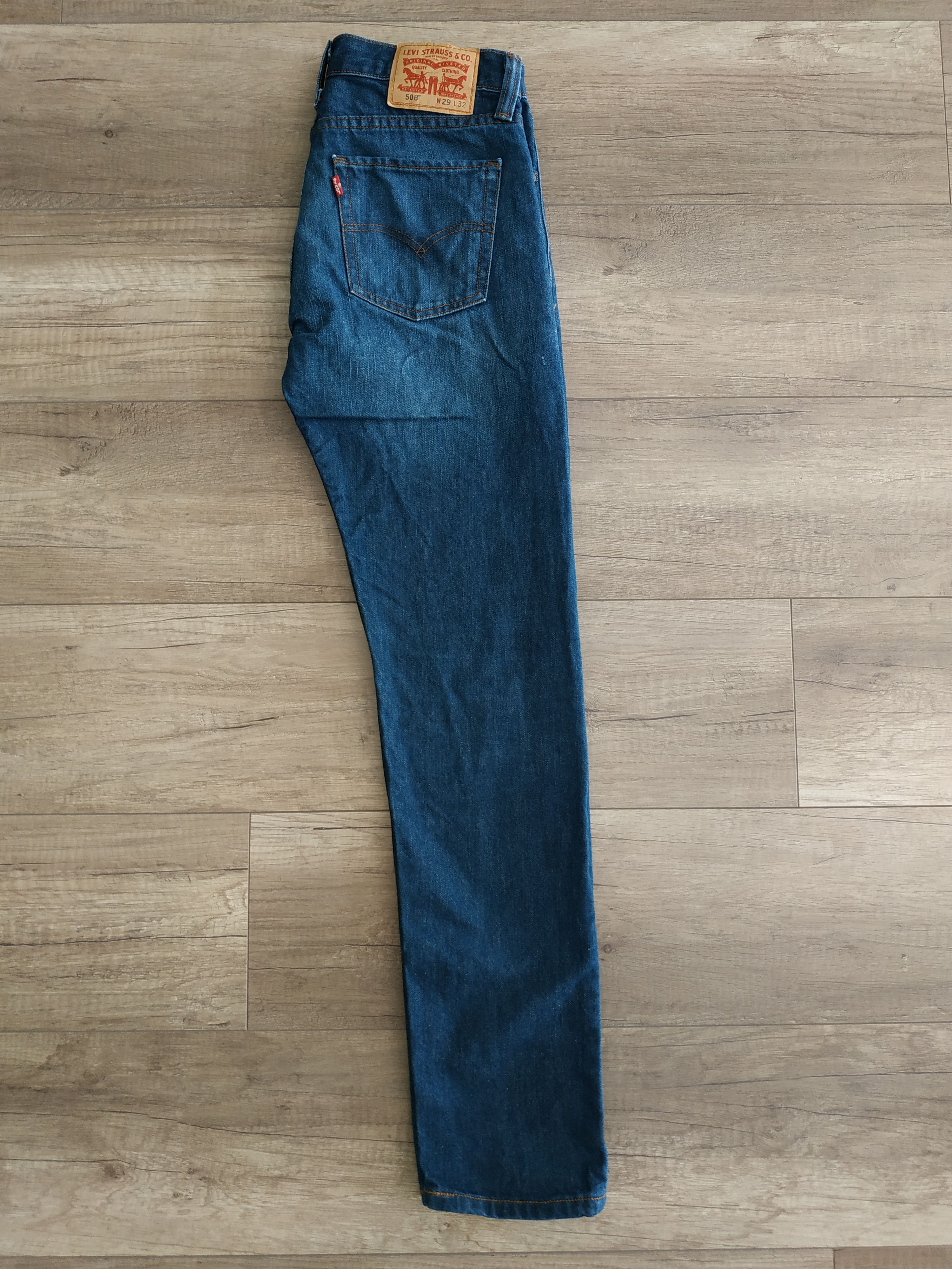Levi's Levi's 508 Men's Slim Fit Navy Jeans, W29 L32 Size US 29 - 4 Thumbnail