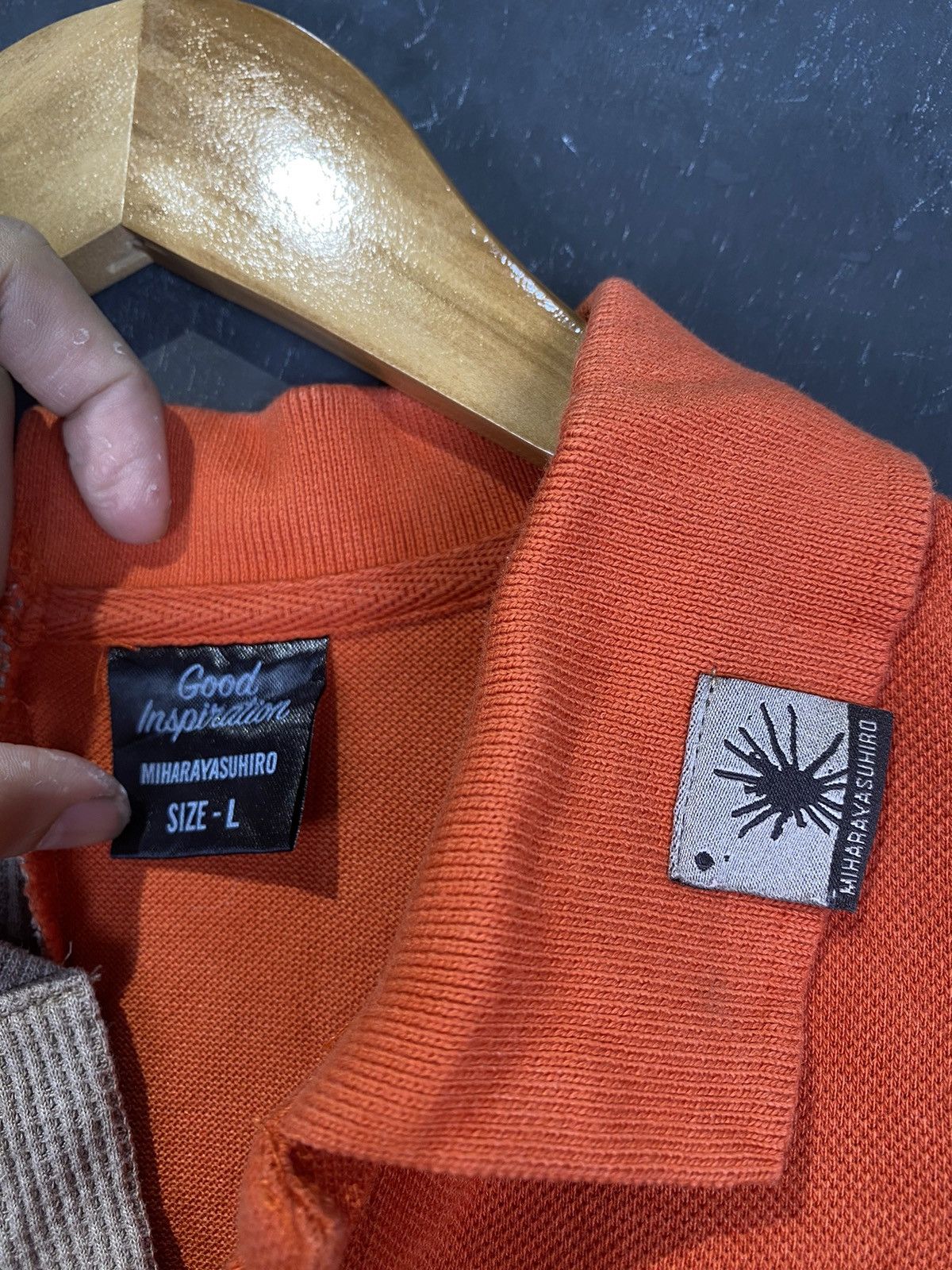 Designer × Japanese Brand × Maison MIHARA YASUHIRO Rare Split Reconstructed Asymmetrical Knit Boxy Tee Size US L / EU 52-54 / 3 - 4 Thumbnail