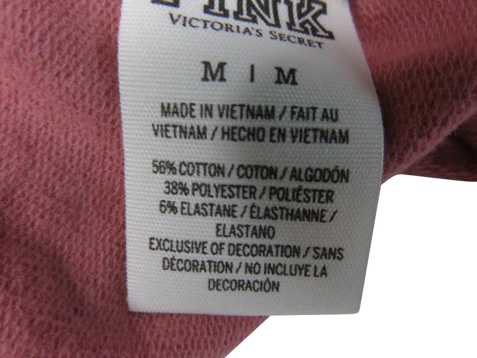 Designer Victoria's Secret PINK Sweatpants Pink Size Medium NEW Size 32" / US 10 / IT 46 - 3 Thumbnail