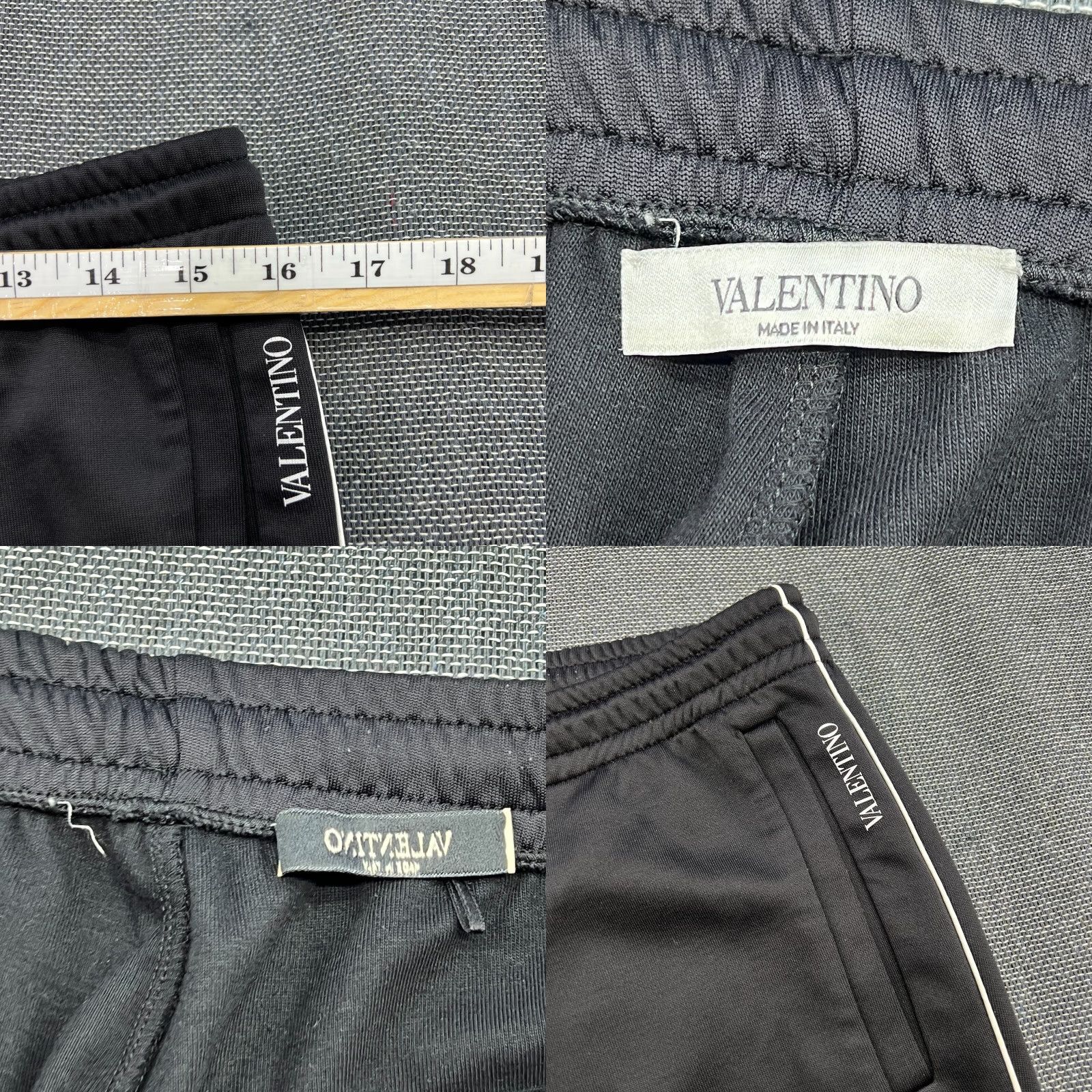 Valentino Valentino Track Pants Mens Large L Drawstring Slim Fit Black Cotton Blend Jeans Style Sportswear Shirt? Size US 32 / EU 48 - 8 Thumbnail
