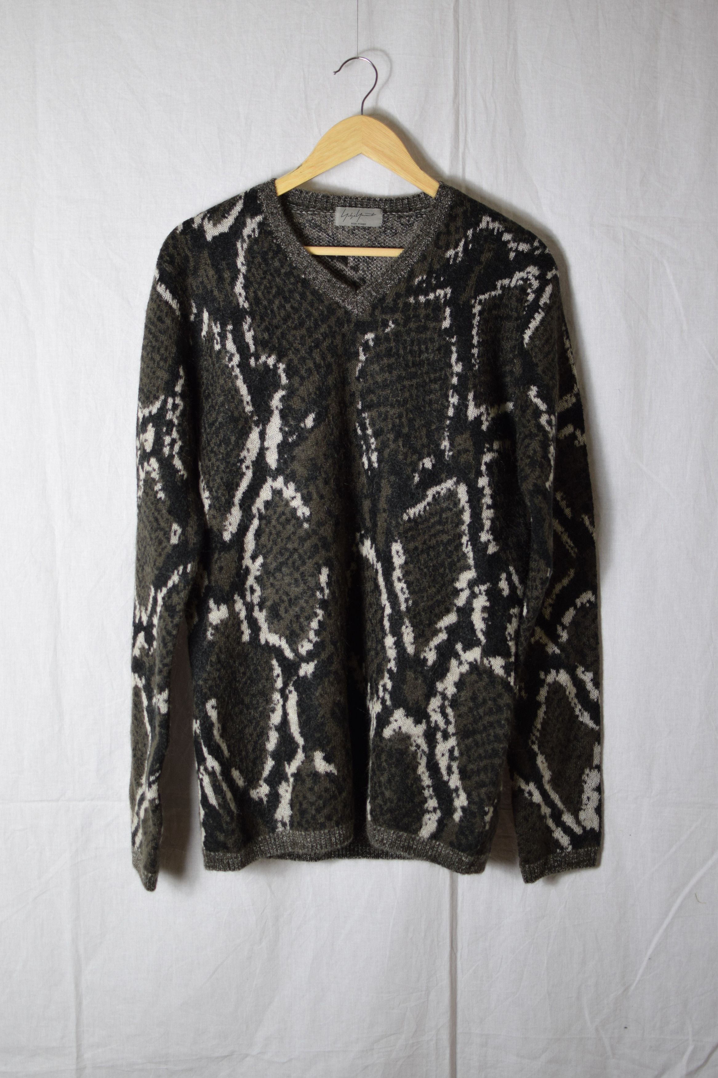 Yohji Yamamoto YYPH AW13 Python Pattern Knit - HQ-K03-173 Size US L / EU 52-54 / 3 - 2 Thumbnail