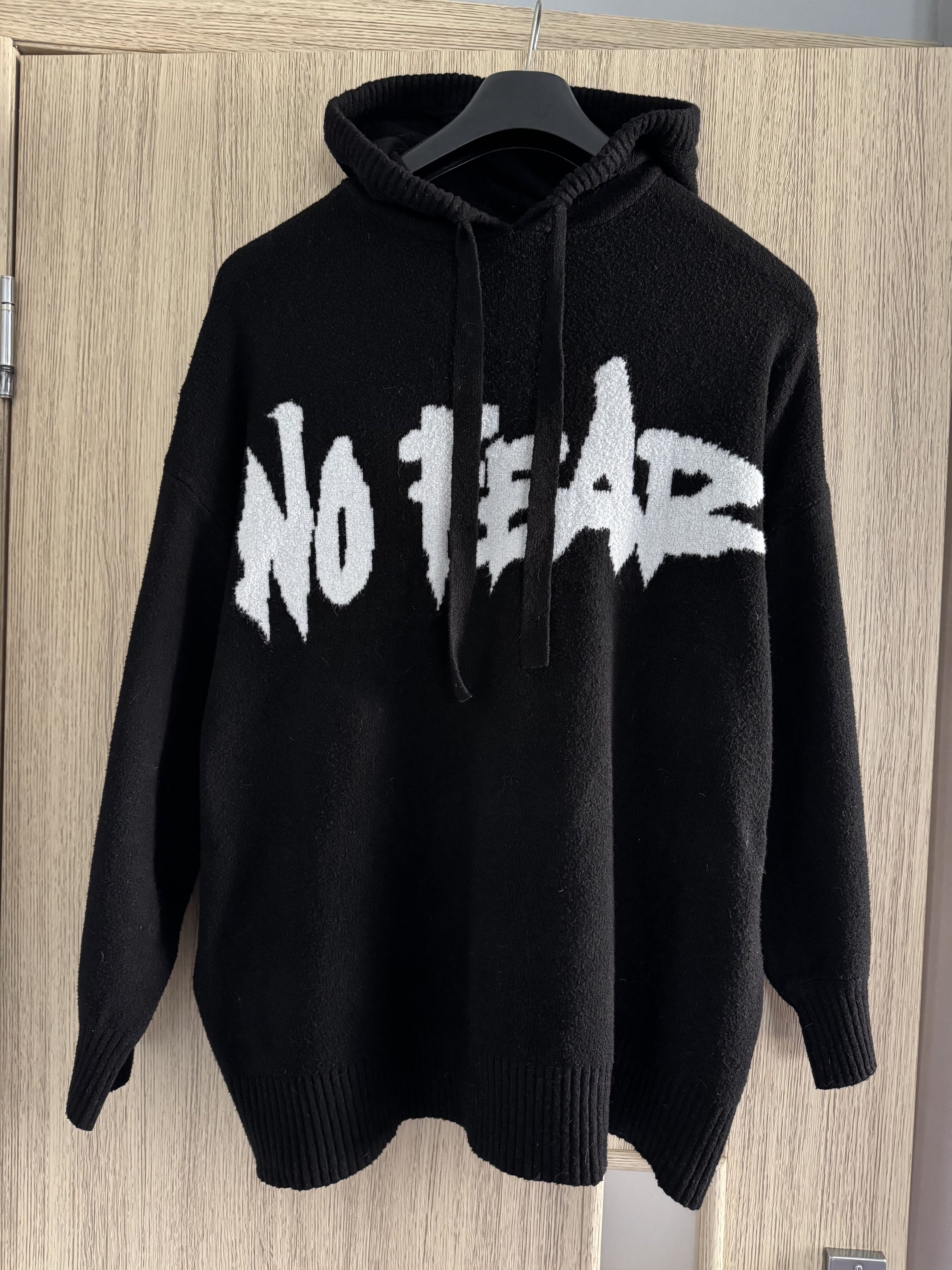 No Fear No Fear x H&M Oversized Big Logo Hooded Sweater Size US M / EU 48-50 / 2 - 7 Thumbnail